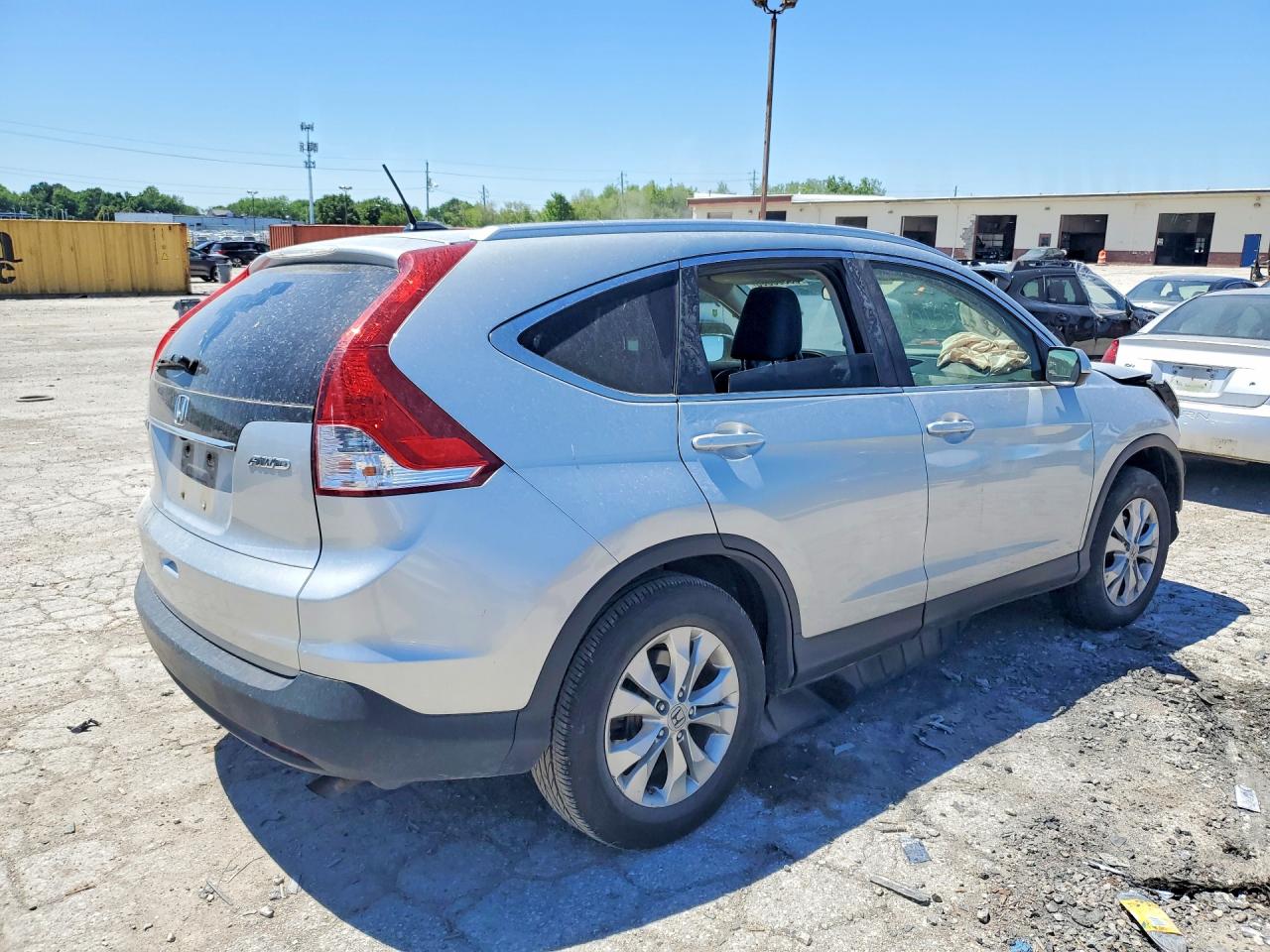 2012 Honda Cr-v Exl Silver vin: JHLRM4H77CC015301