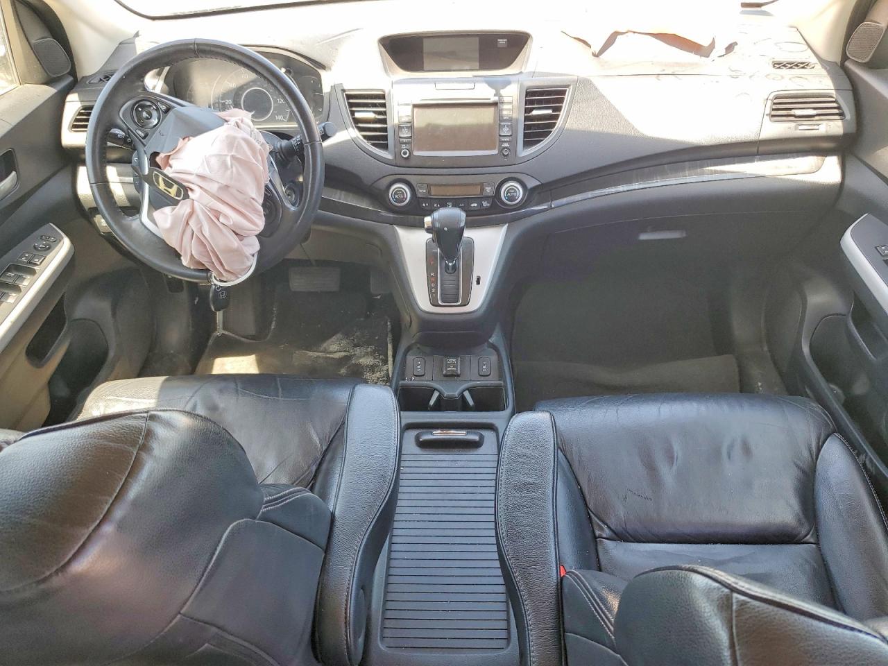 2012 Honda Cr-v Exl Silver vin: JHLRM4H77CC015301