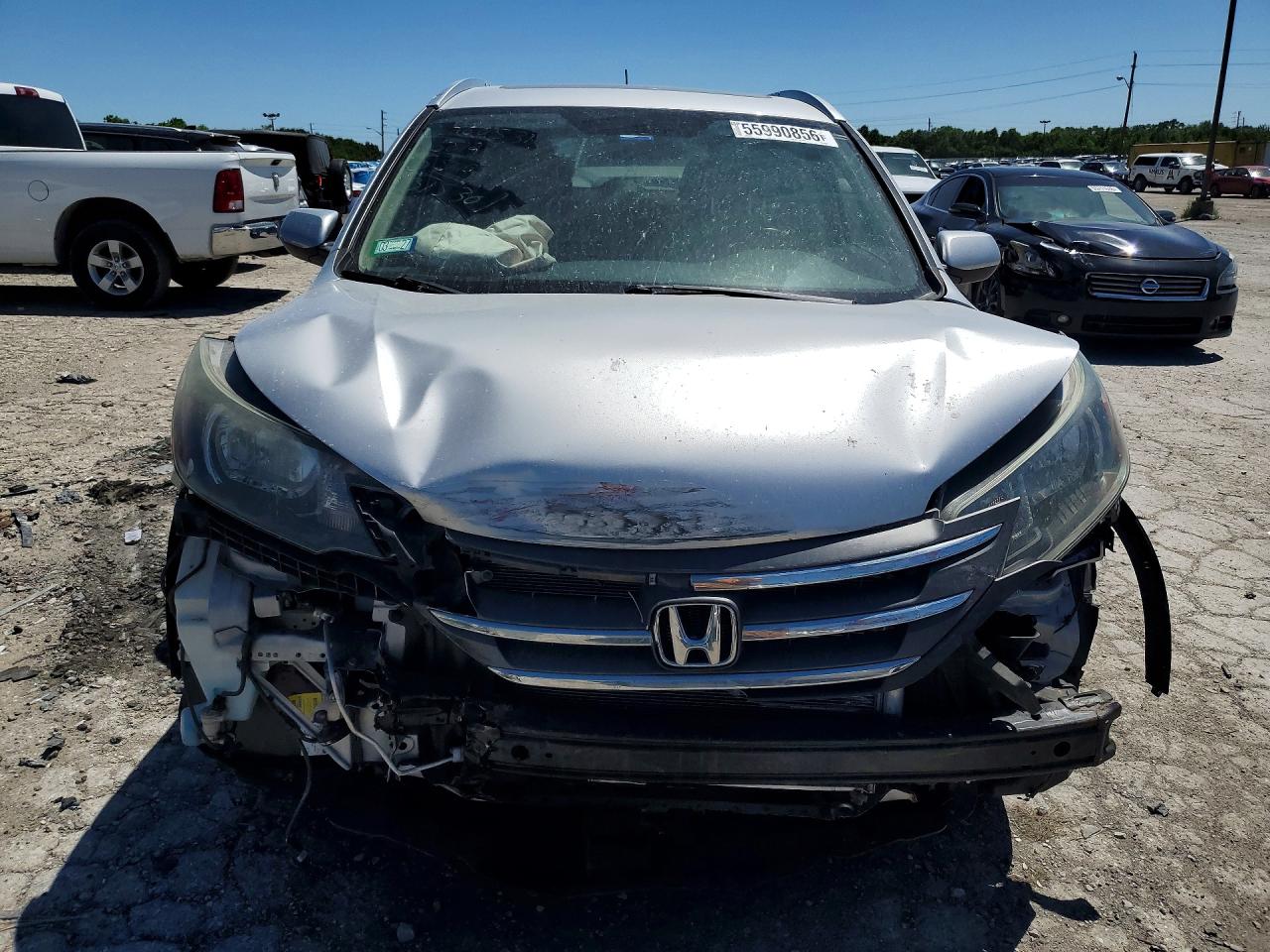 2012 Honda Cr-v Exl Silver vin: JHLRM4H77CC015301