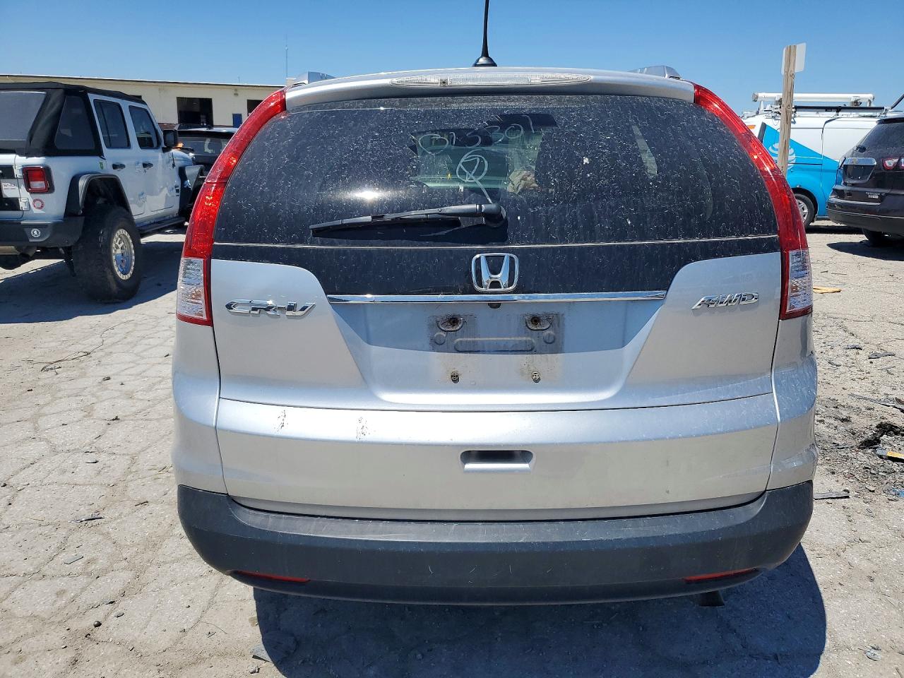 2012 Honda Cr-v Exl Silver vin: JHLRM4H77CC015301
