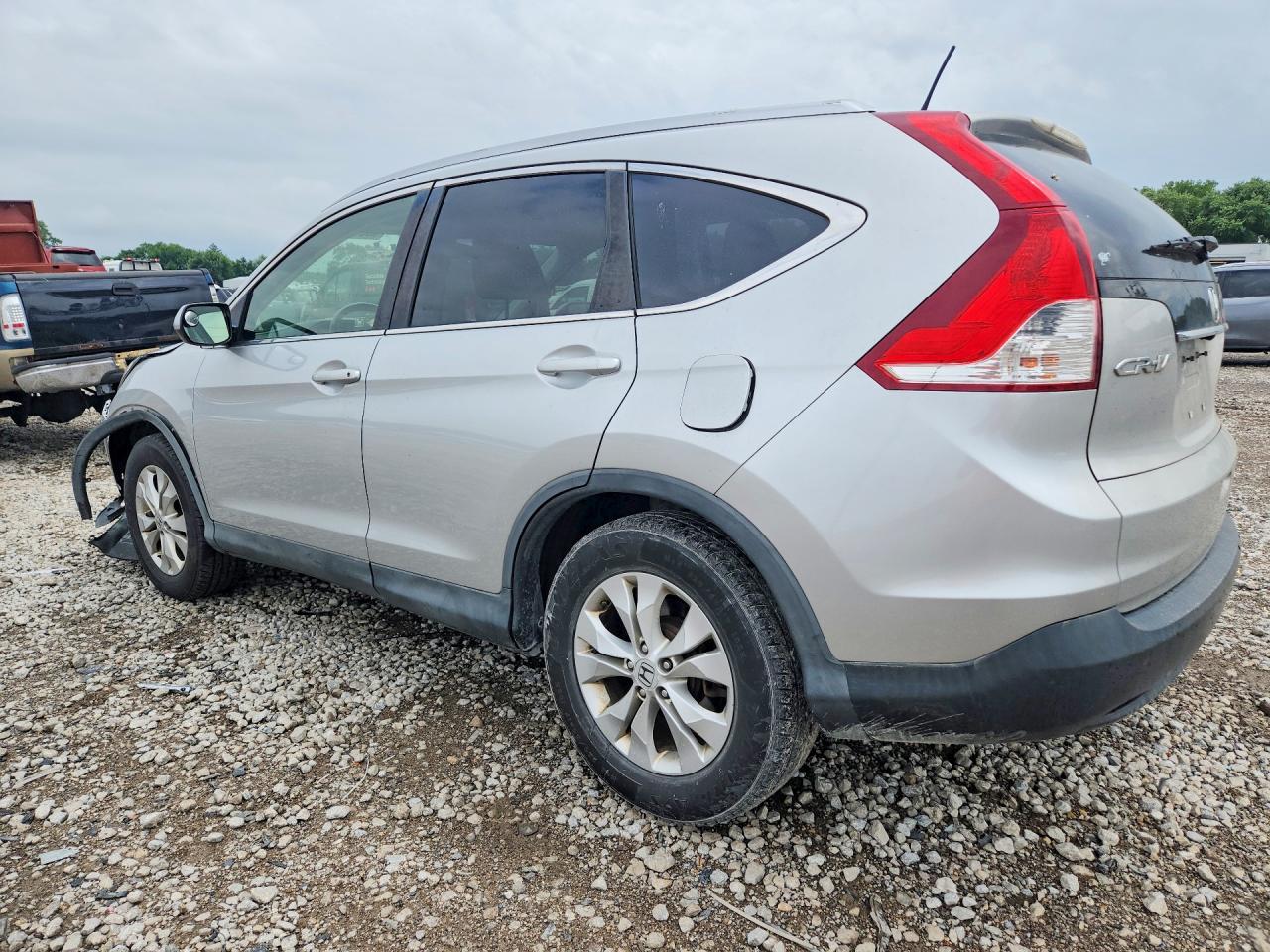 2012 Honda Cr-v Exl Silver vin: JHLRM4H77CC016416