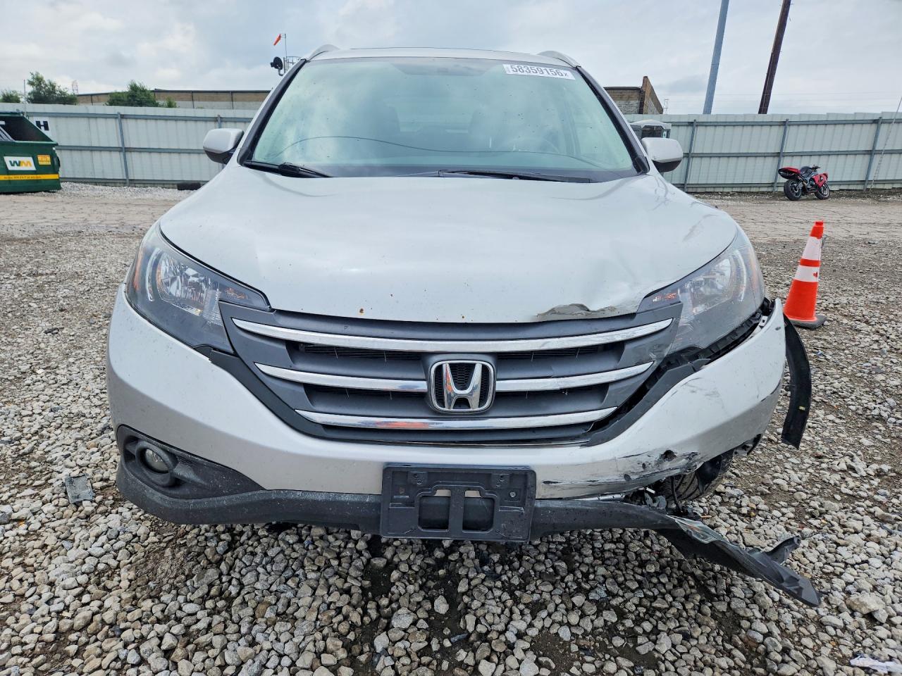 2012 Honda Cr-v Exl Silver vin: JHLRM4H77CC016416