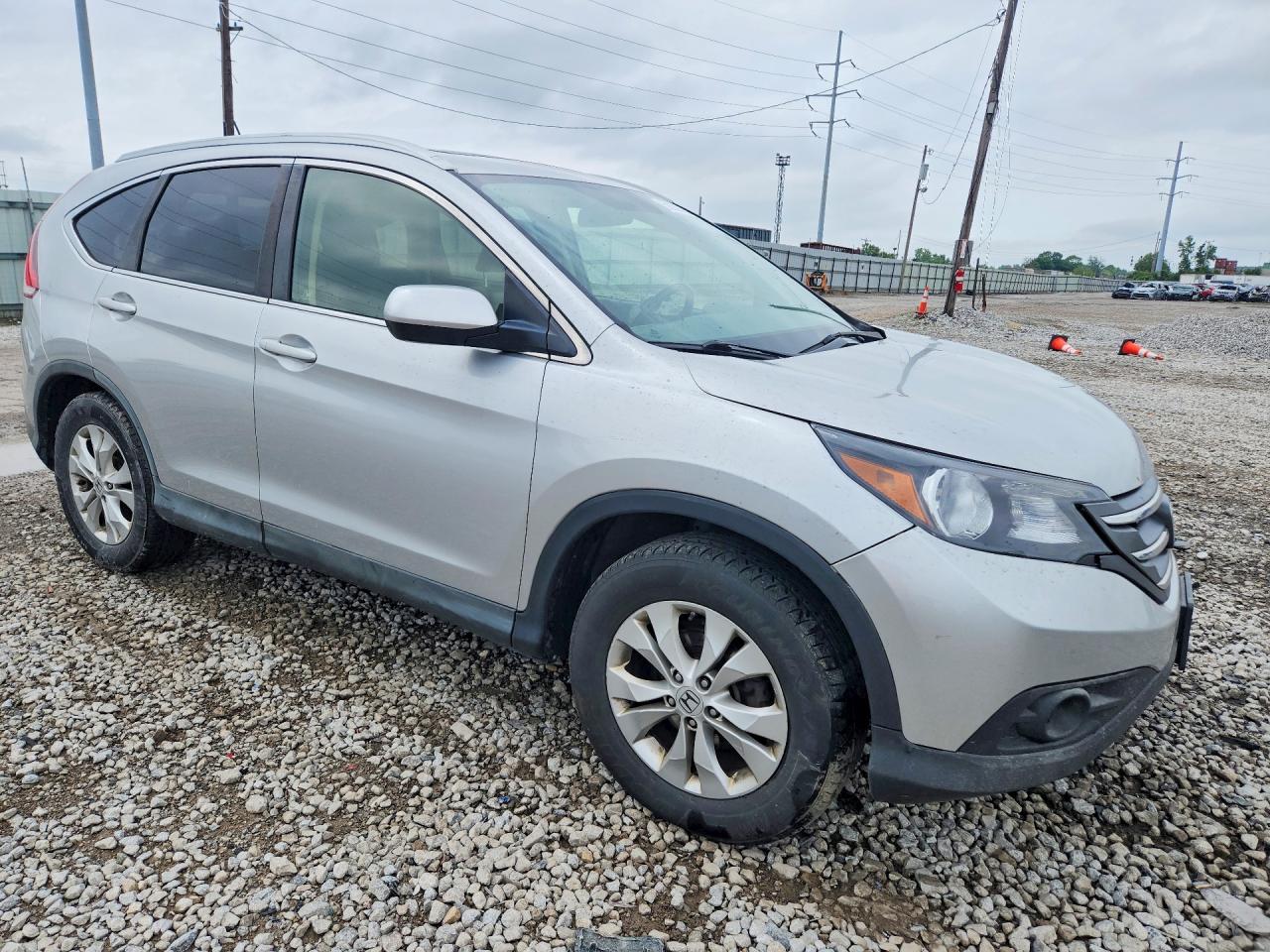 2012 Honda Cr-v Exl Silver vin: JHLRM4H77CC016416