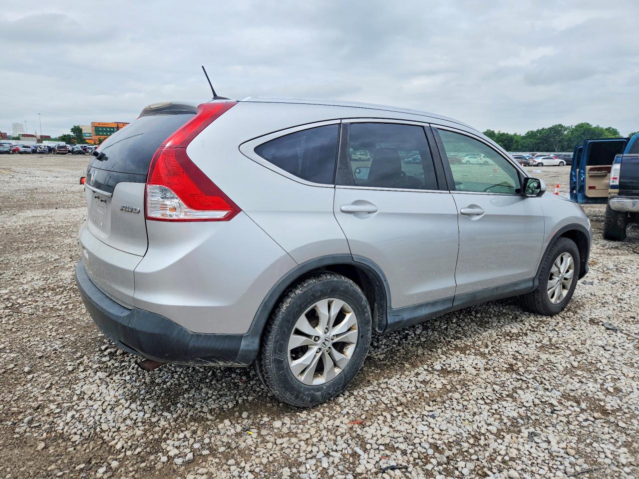 2012 Honda Cr-v Exl Silver vin: JHLRM4H77CC016416