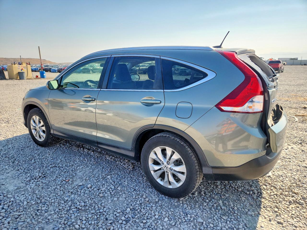 2012 Honda Cr-v Exl Green vin: JHLRM4H77CC016710