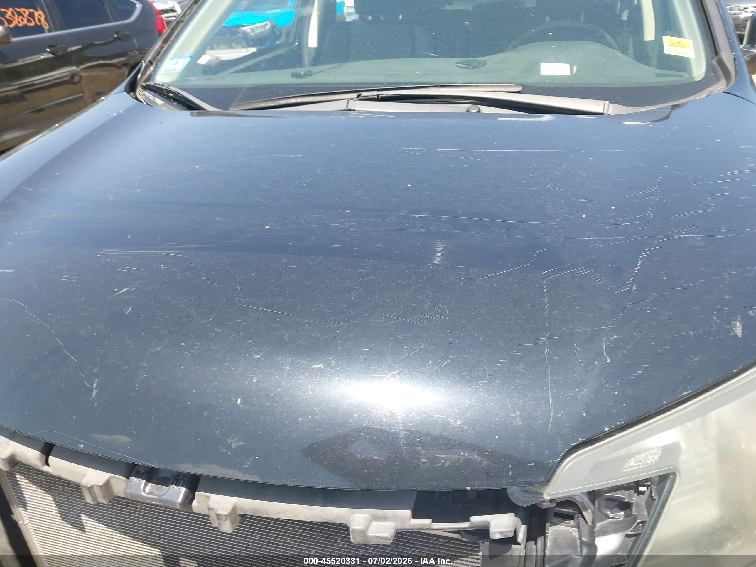 2012 Honda Cr-v Ex-l Черный vin: JHLRM4H77CC019901