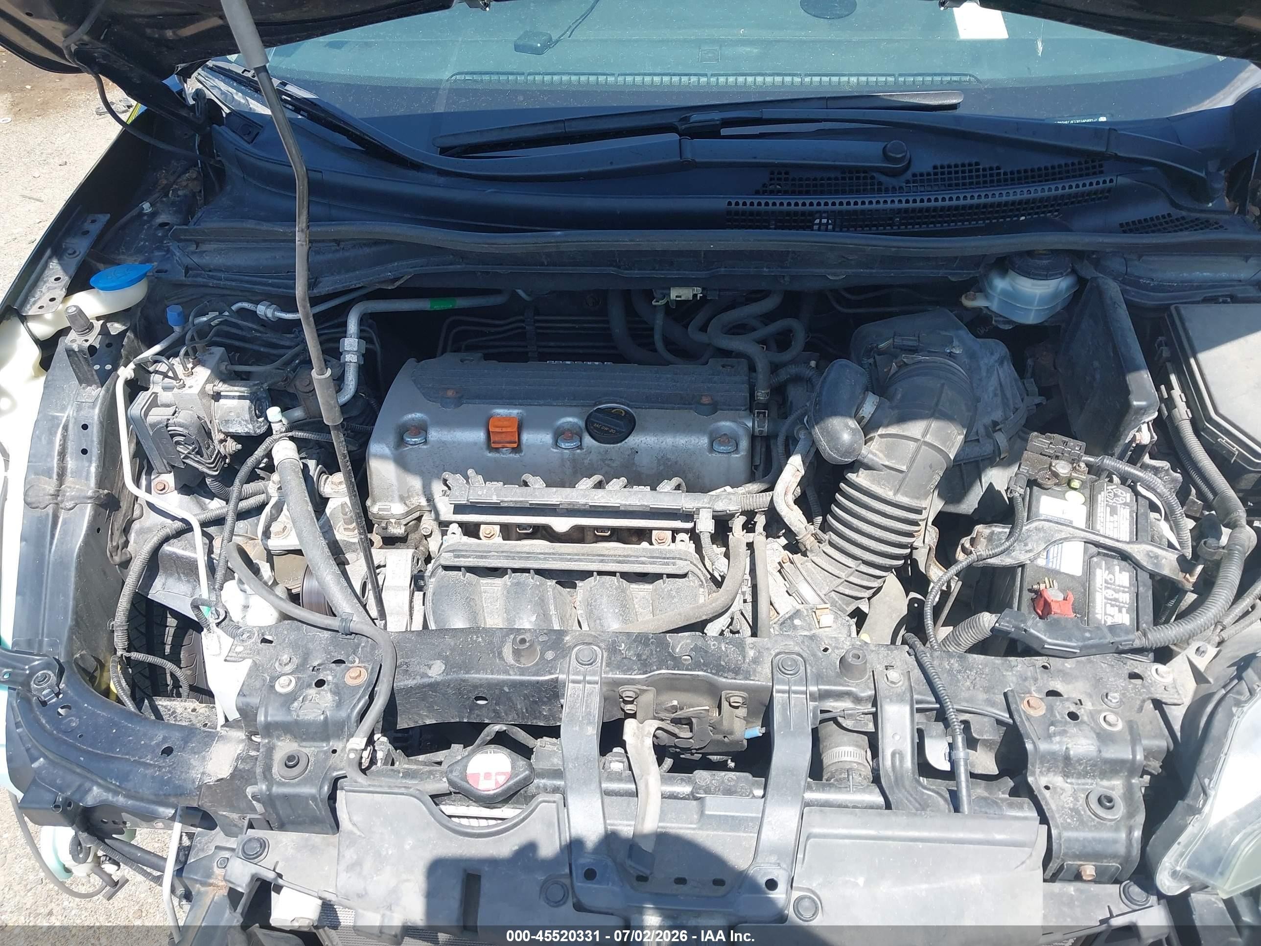 2012 Honda Cr-v Ex-l Черный vin: JHLRM4H77CC019901