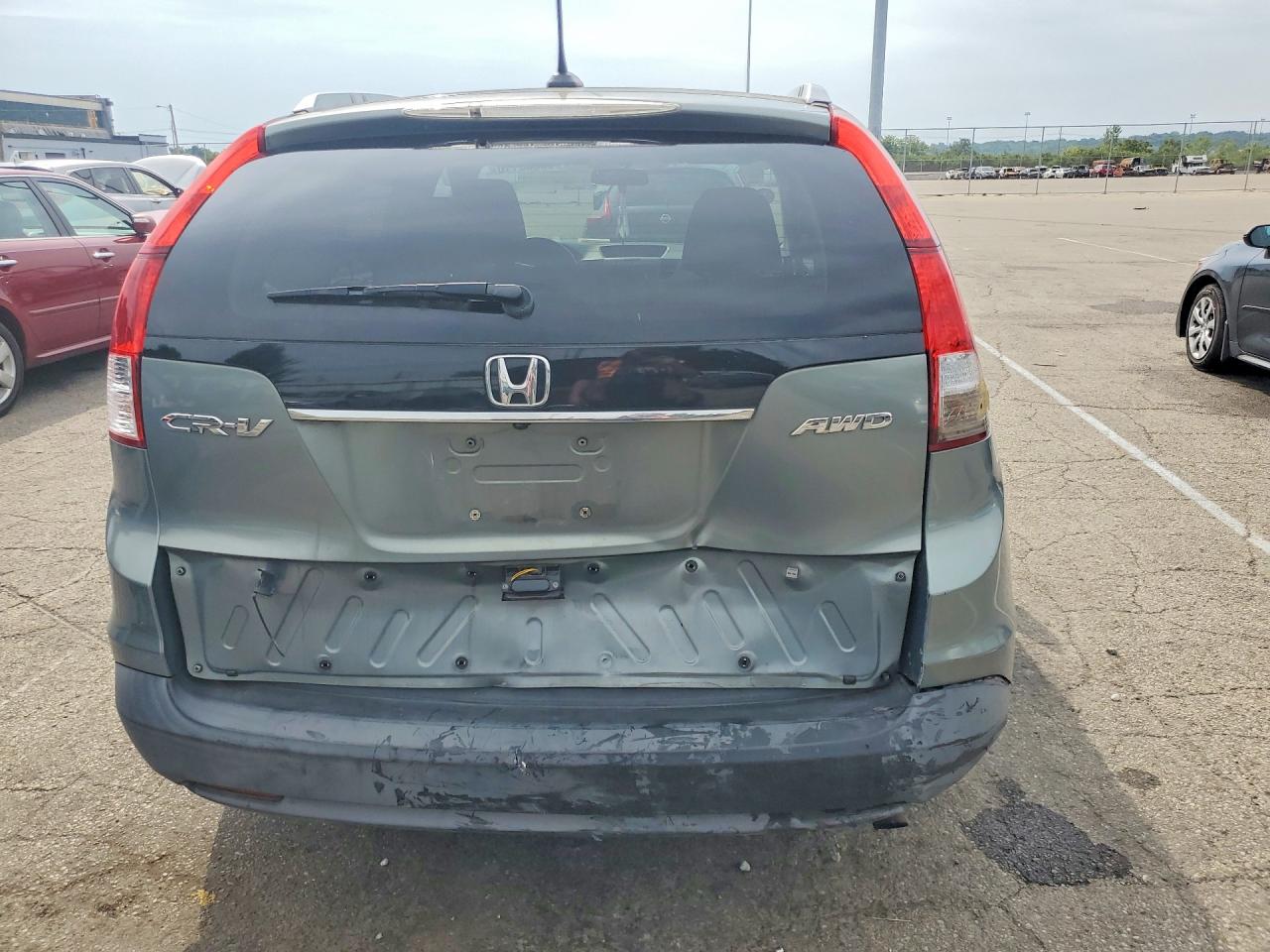 2012 Honda Cr-v Exl Teal vin: JHLRM4H77CC020790