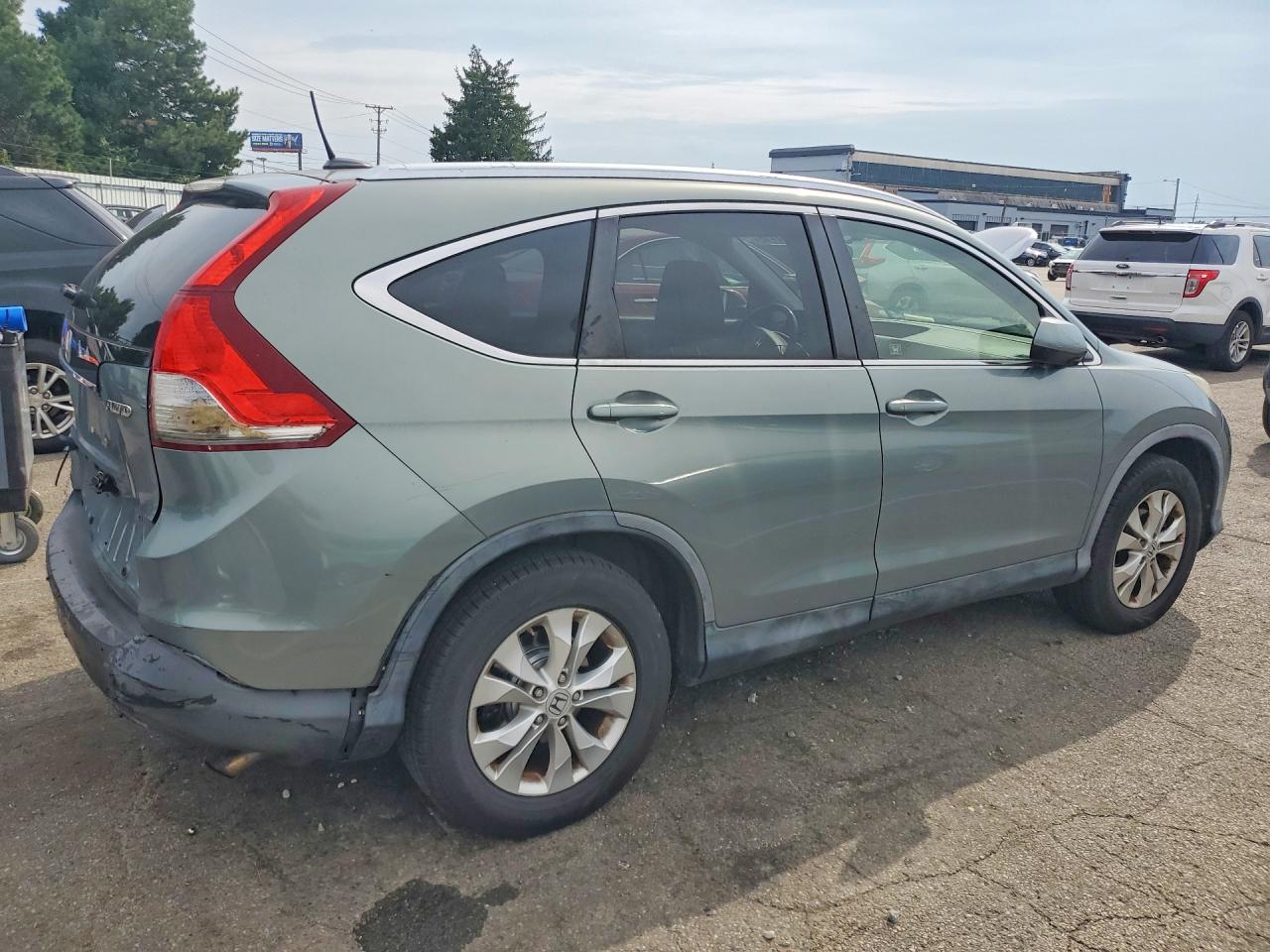 2012 Honda Cr-v Exl Teal vin: JHLRM4H77CC020790