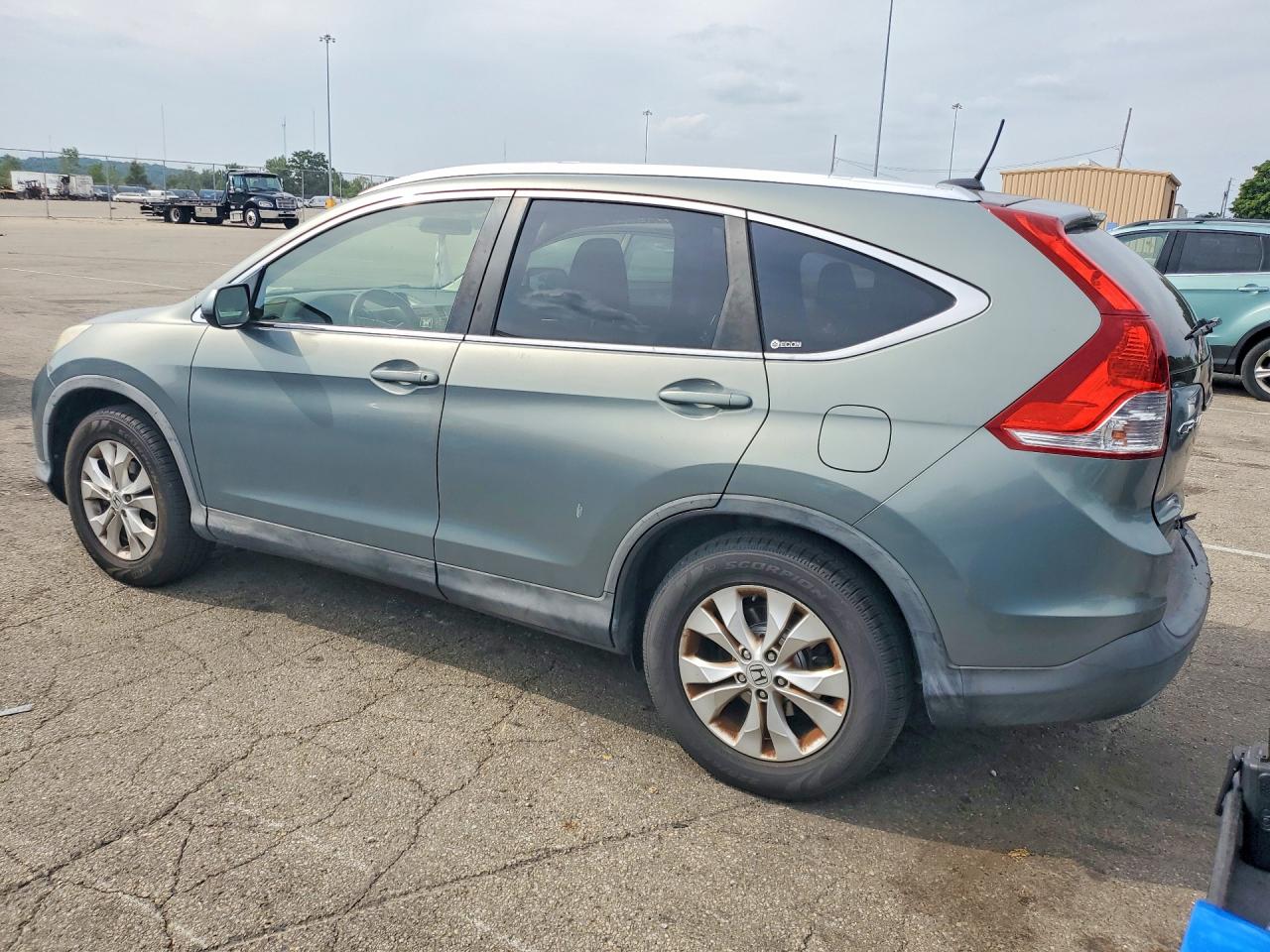 2012 Honda Cr-v Exl Teal vin: JHLRM4H77CC020790