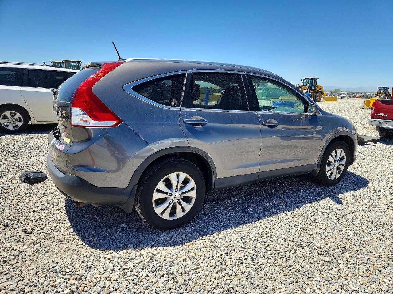 2012 Honda Cr-v Exl Gray vin: JHLRM4H77CC023057