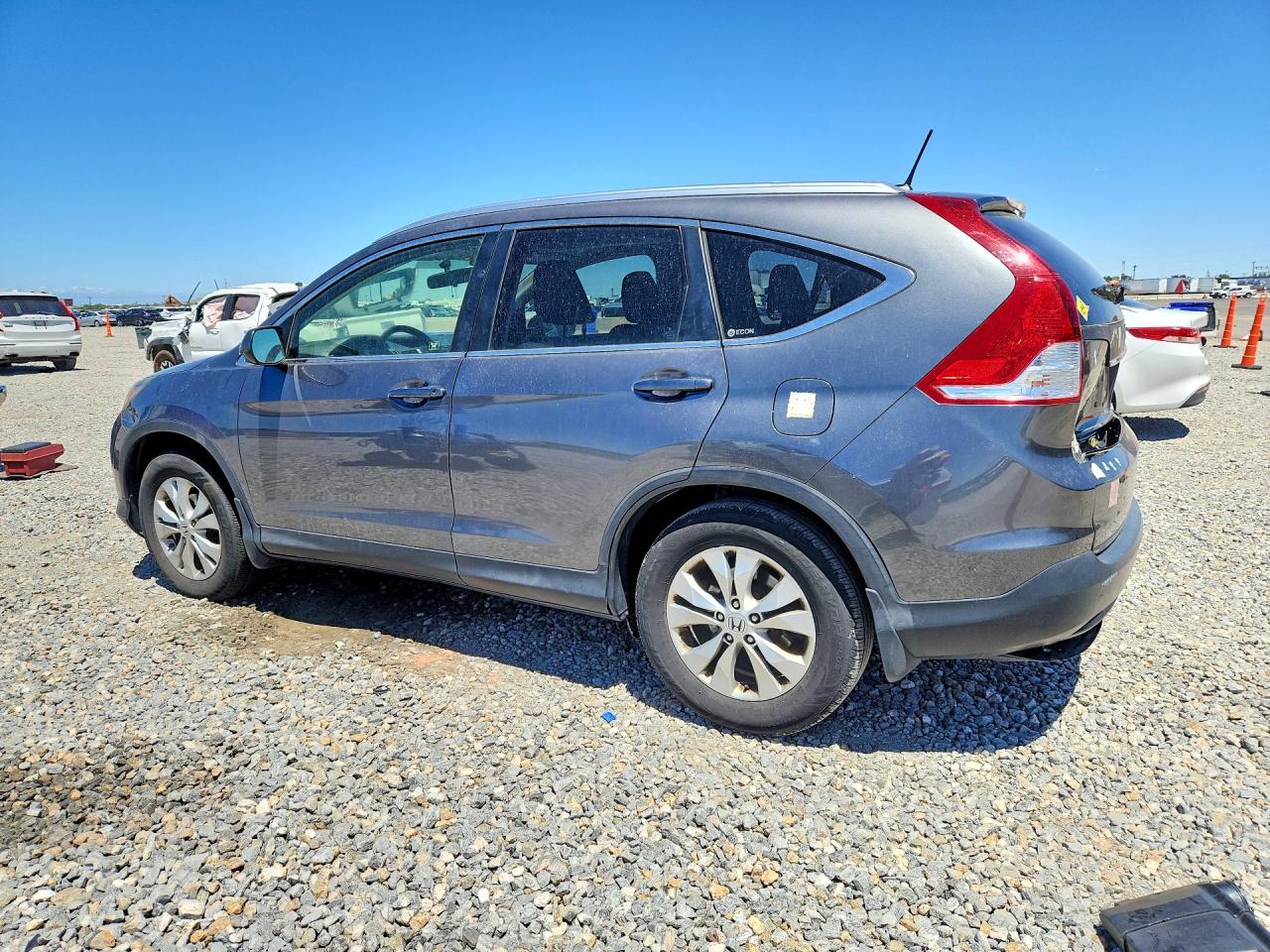 2012 Honda Cr-v Exl Gray vin: JHLRM4H77CC023057