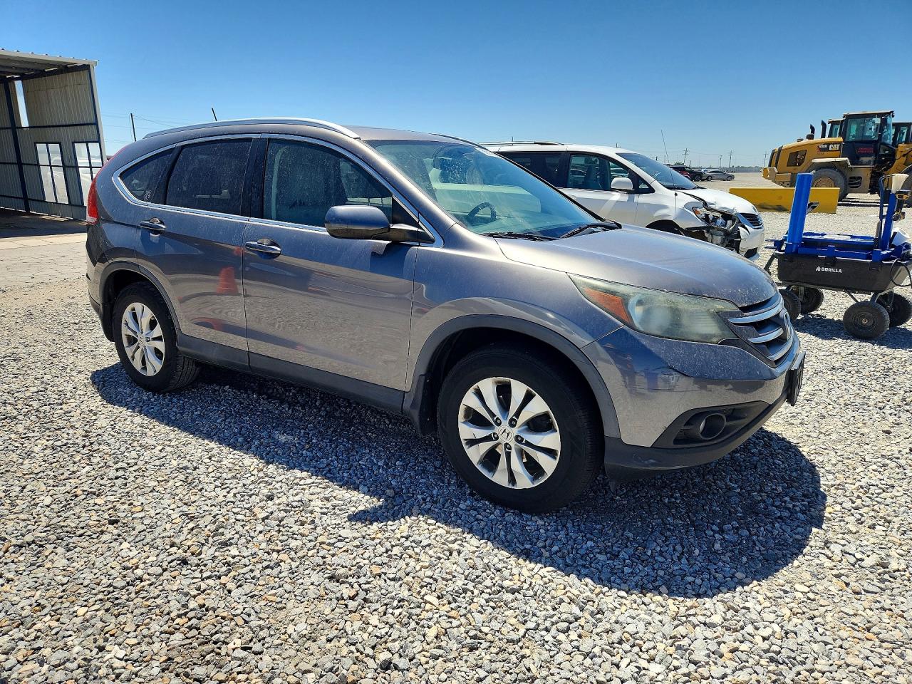 2012 Honda Cr-v Exl Gray vin: JHLRM4H77CC023057