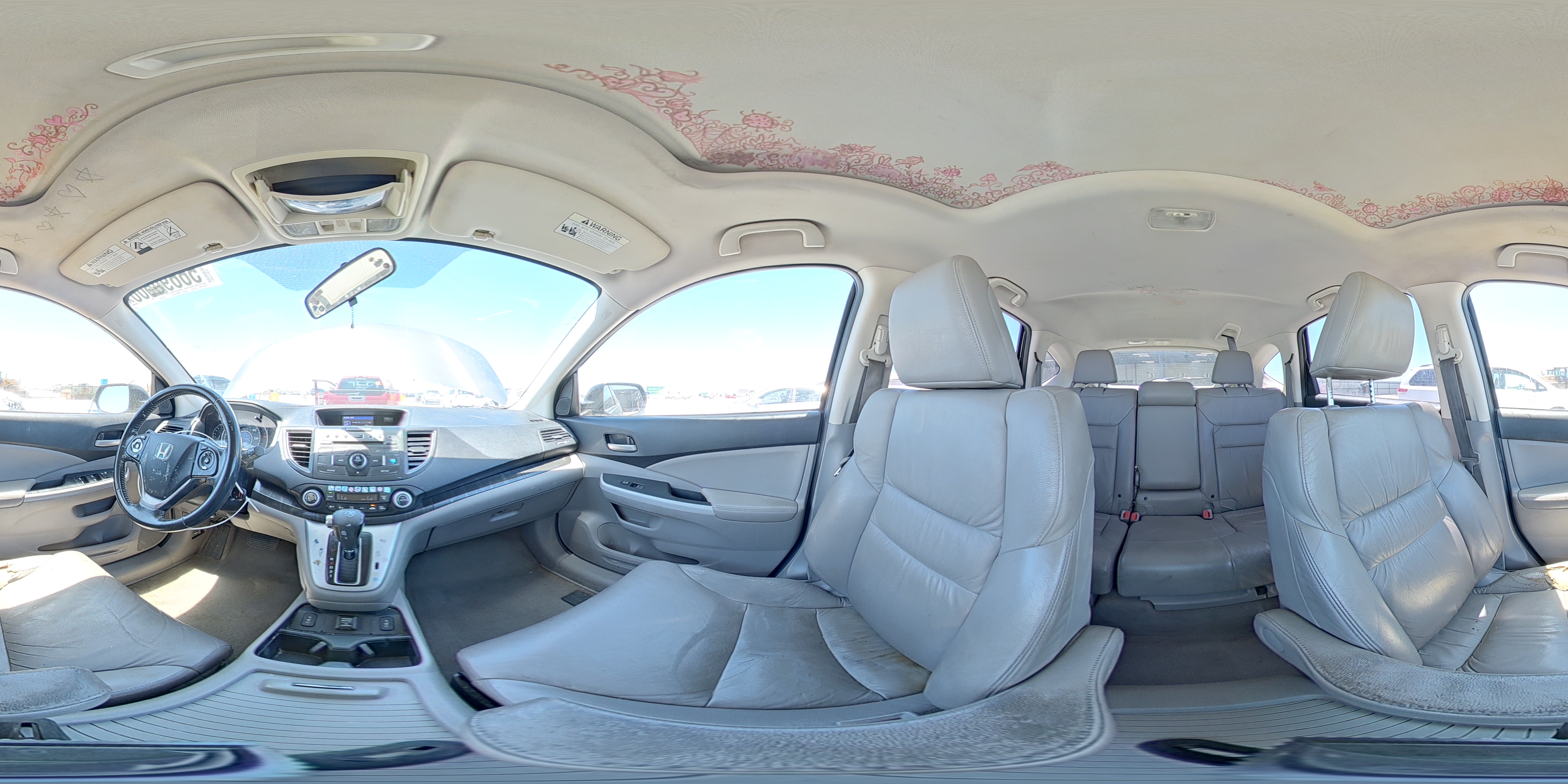 2012 Honda Cr-v Exl Gray vin: JHLRM4H77CC023057