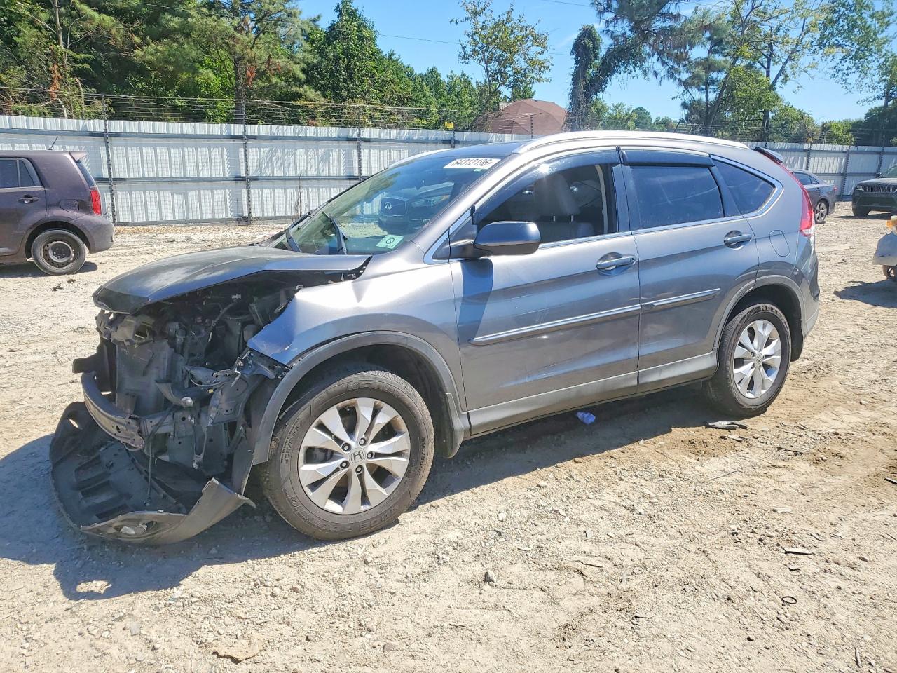 2012 Honda Cr-v Exl Угольный vin: JHLRM4H77CC024208