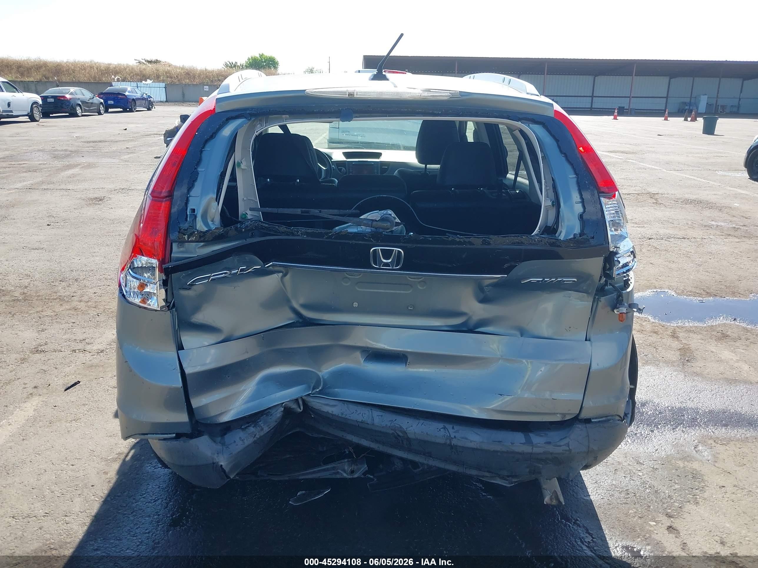 2012 Honda Cr-v Ex-l Turquoise vin: JHLRM4H78CC001262