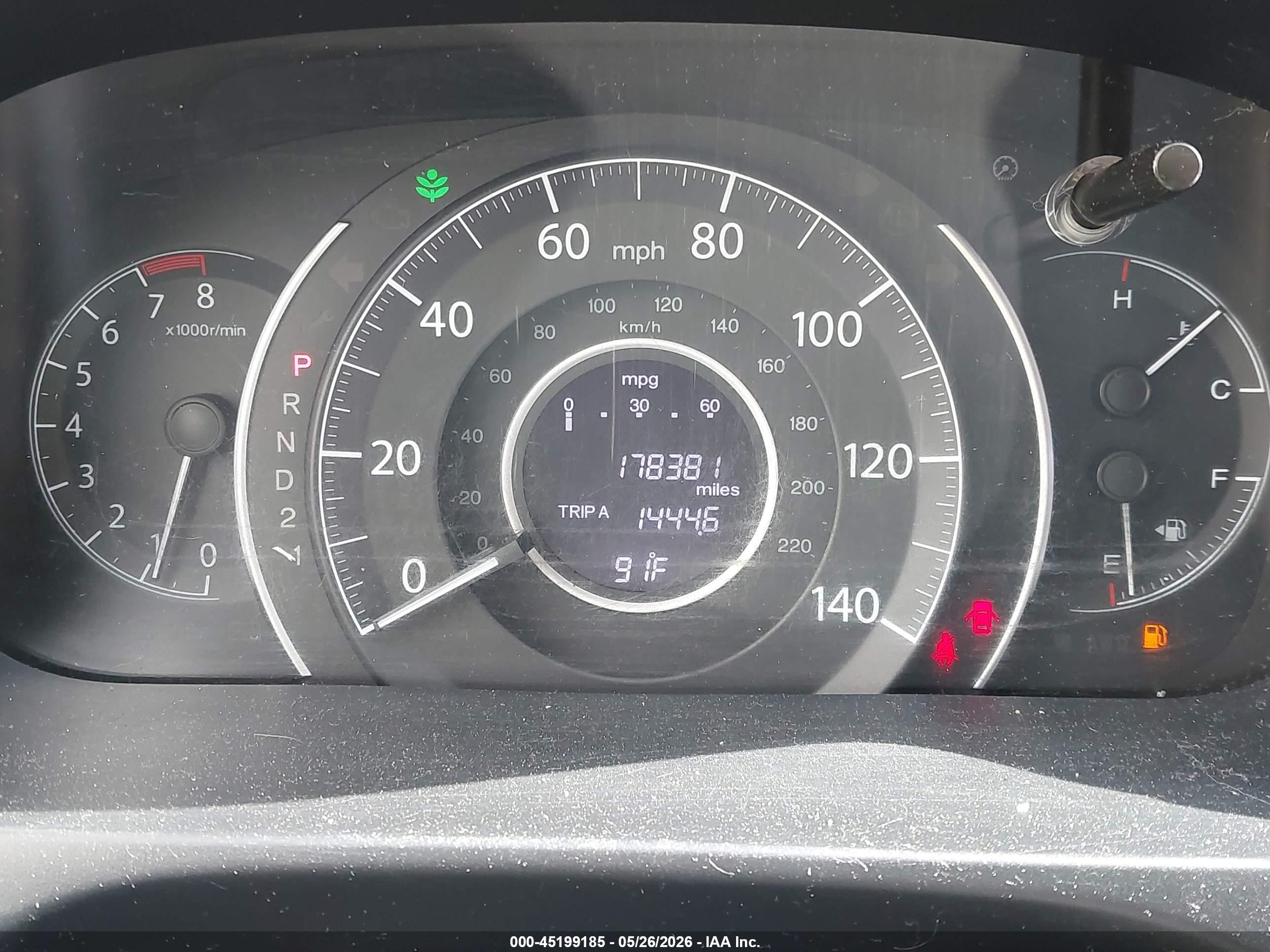 2012 Honda Cr-v Ex-l vin: JHLRM4H78CC002332