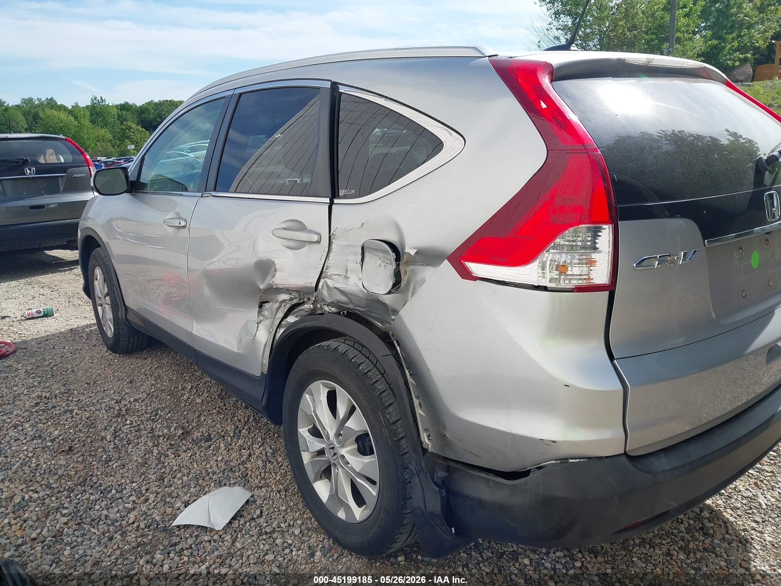 2012 Honda Cr-v Ex-l vin: JHLRM4H78CC002332
