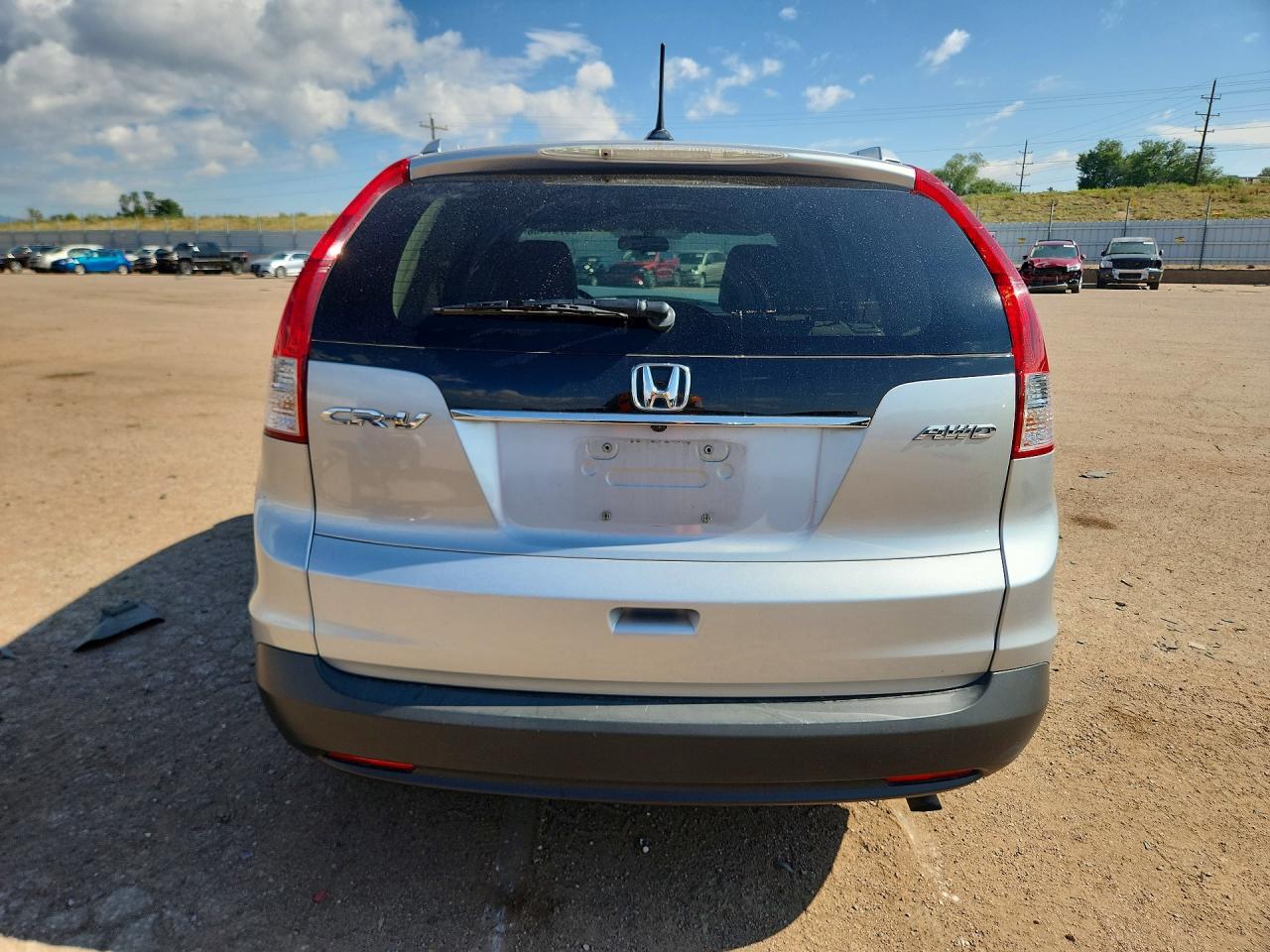 2012 Honda Cr-v Exl Silver vin: JHLRM4H78CC007921