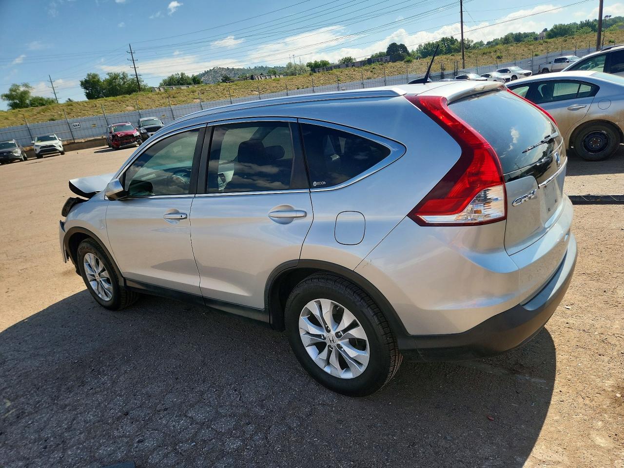 2012 Honda Cr-v Exl Silver vin: JHLRM4H78CC007921