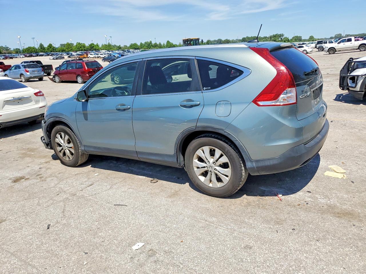 2012 Honda Cr-v Exl Green vin: JHLRM4H78CC008146