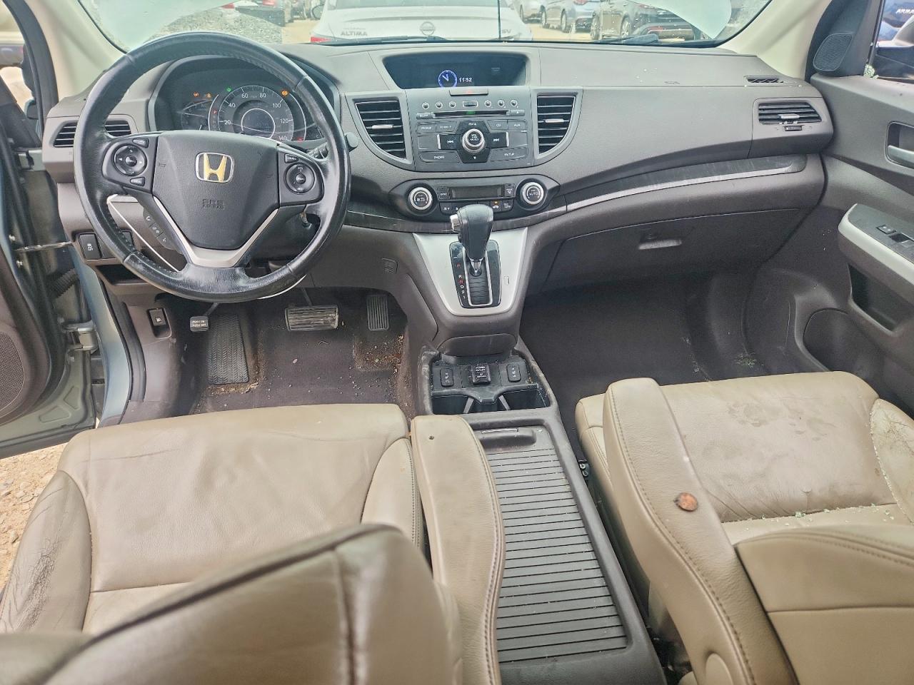 2012 Honda Cr-v Exl Green vin: JHLRM4H78CC008468