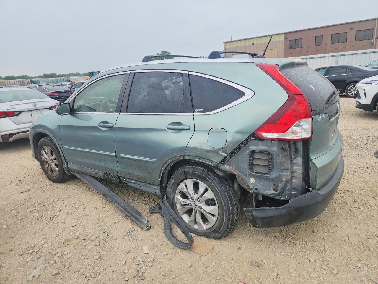 2012 Honda Cr-v Exl Green vin: JHLRM4H78CC008468