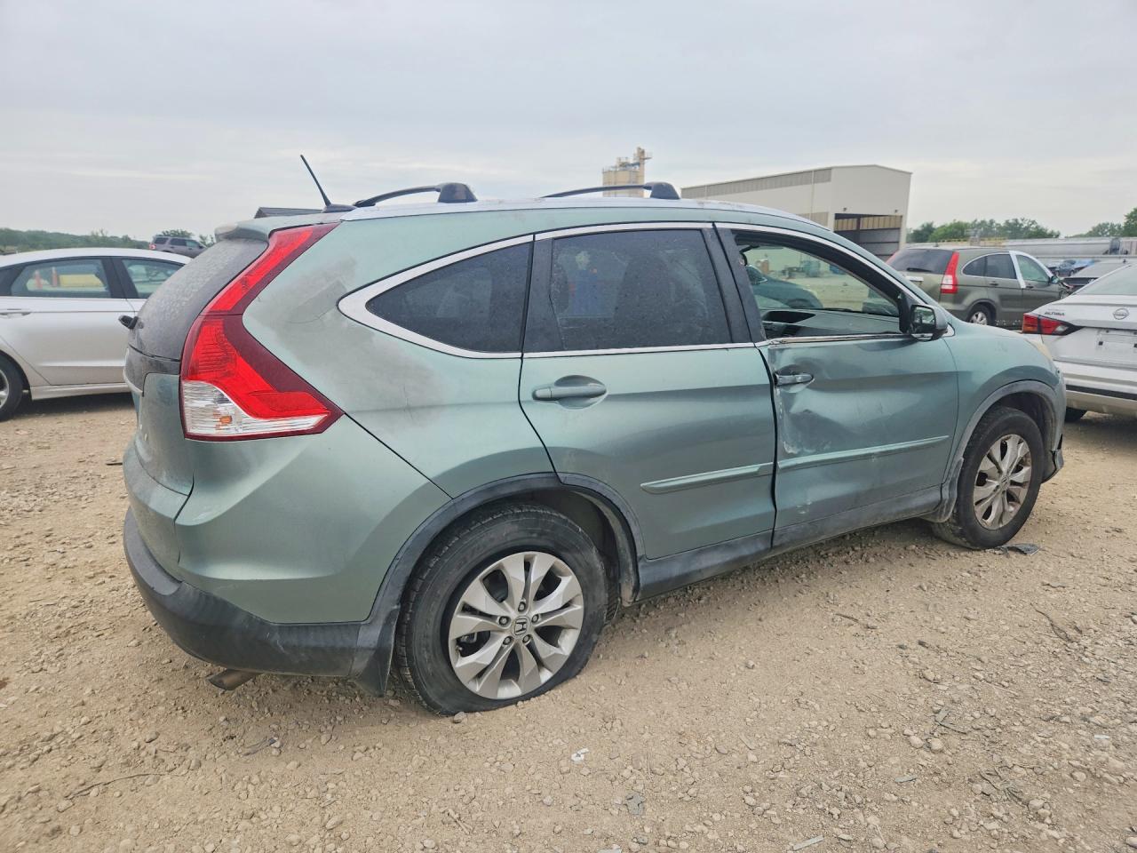 2012 Honda Cr-v Exl Green vin: JHLRM4H78CC008468