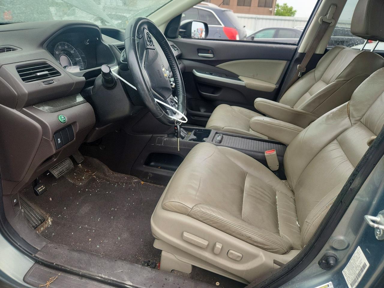 2012 Honda Cr-v Exl Green vin: JHLRM4H78CC008468