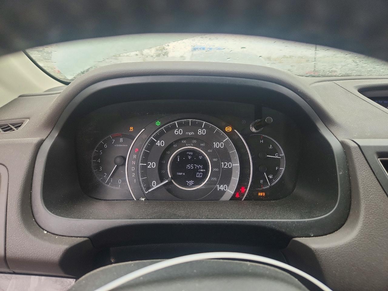 2012 Honda Cr-v Exl Green vin: JHLRM4H78CC008468