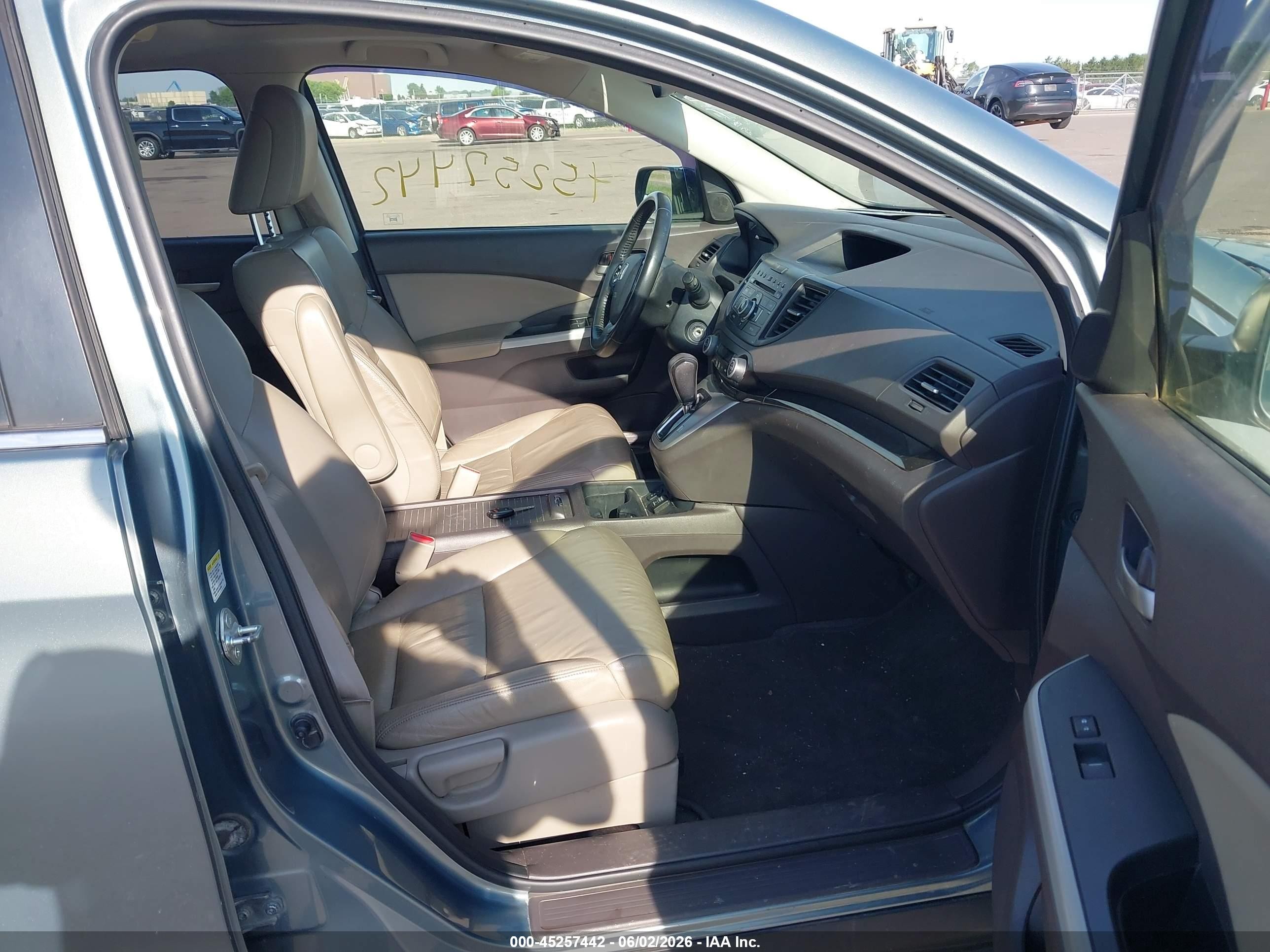 2012 Honda Cr-v Ex-l Gray vin: JHLRM4H78CC011127