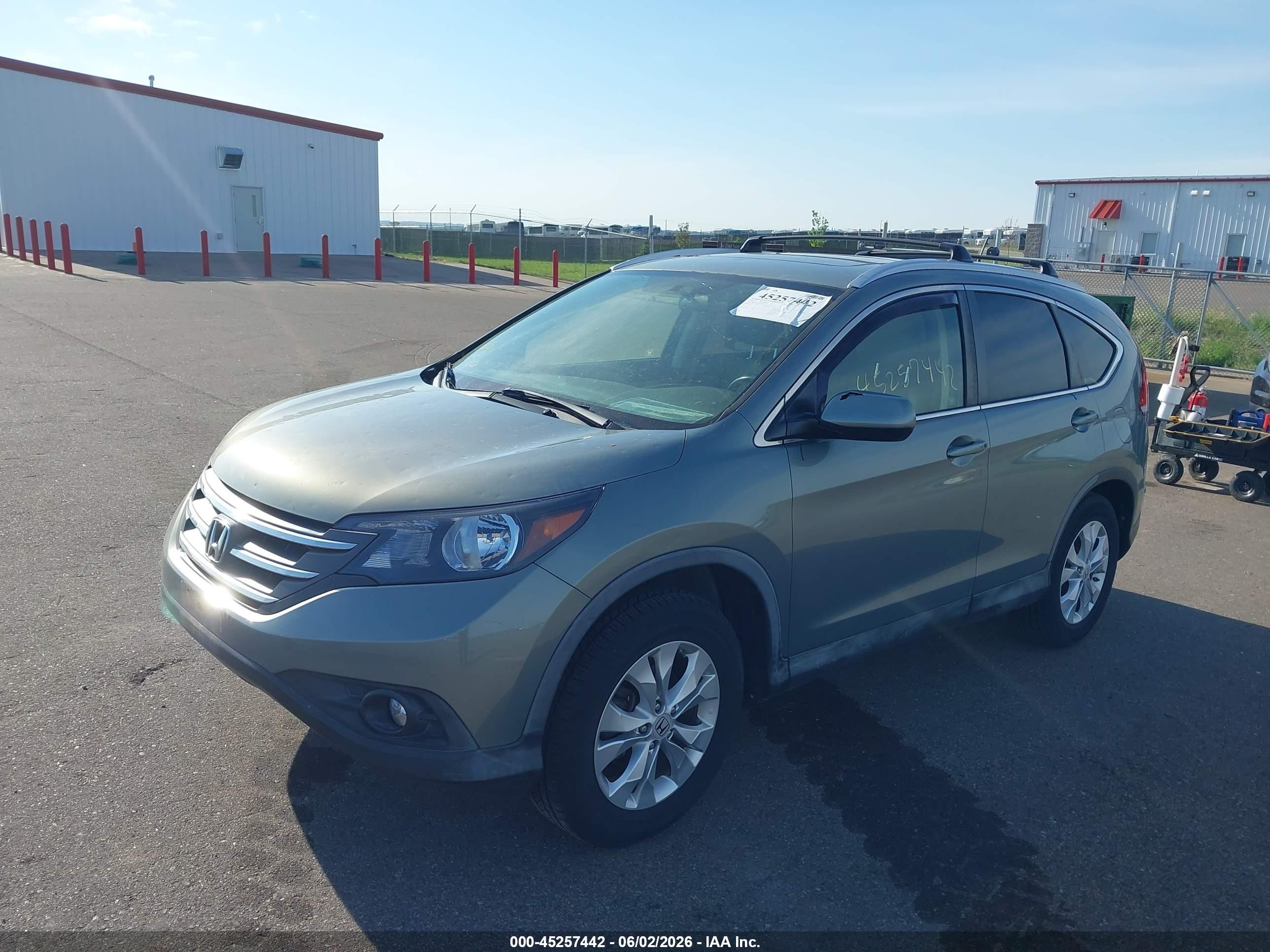 2012 Honda Cr-v Ex-l Gray vin: JHLRM4H78CC011127