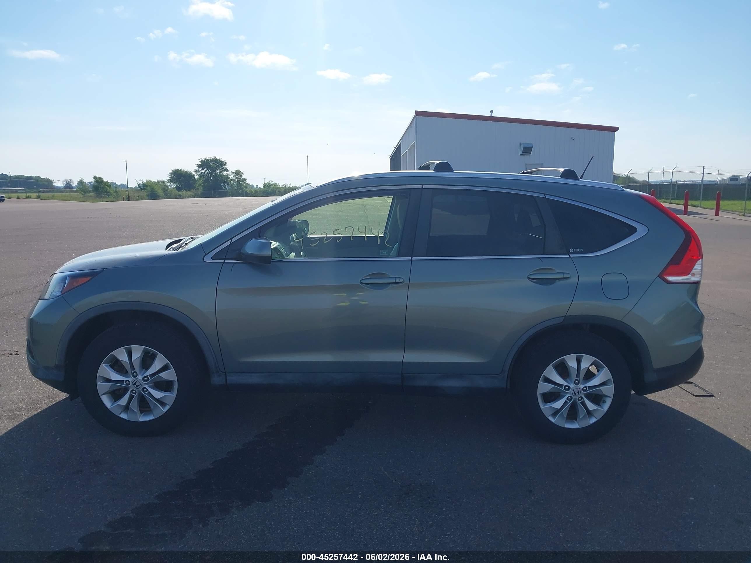 2012 Honda Cr-v Ex-l Gray vin: JHLRM4H78CC011127