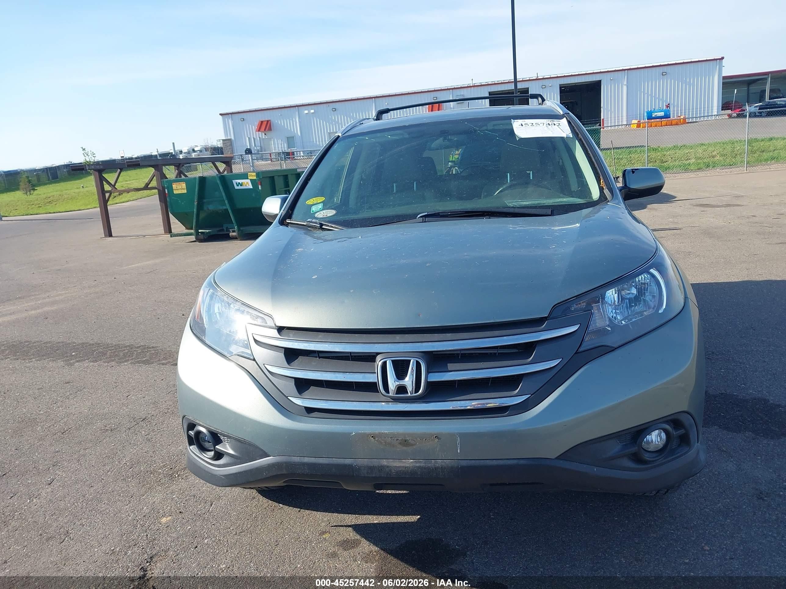 2012 Honda Cr-v Ex-l Gray vin: JHLRM4H78CC011127