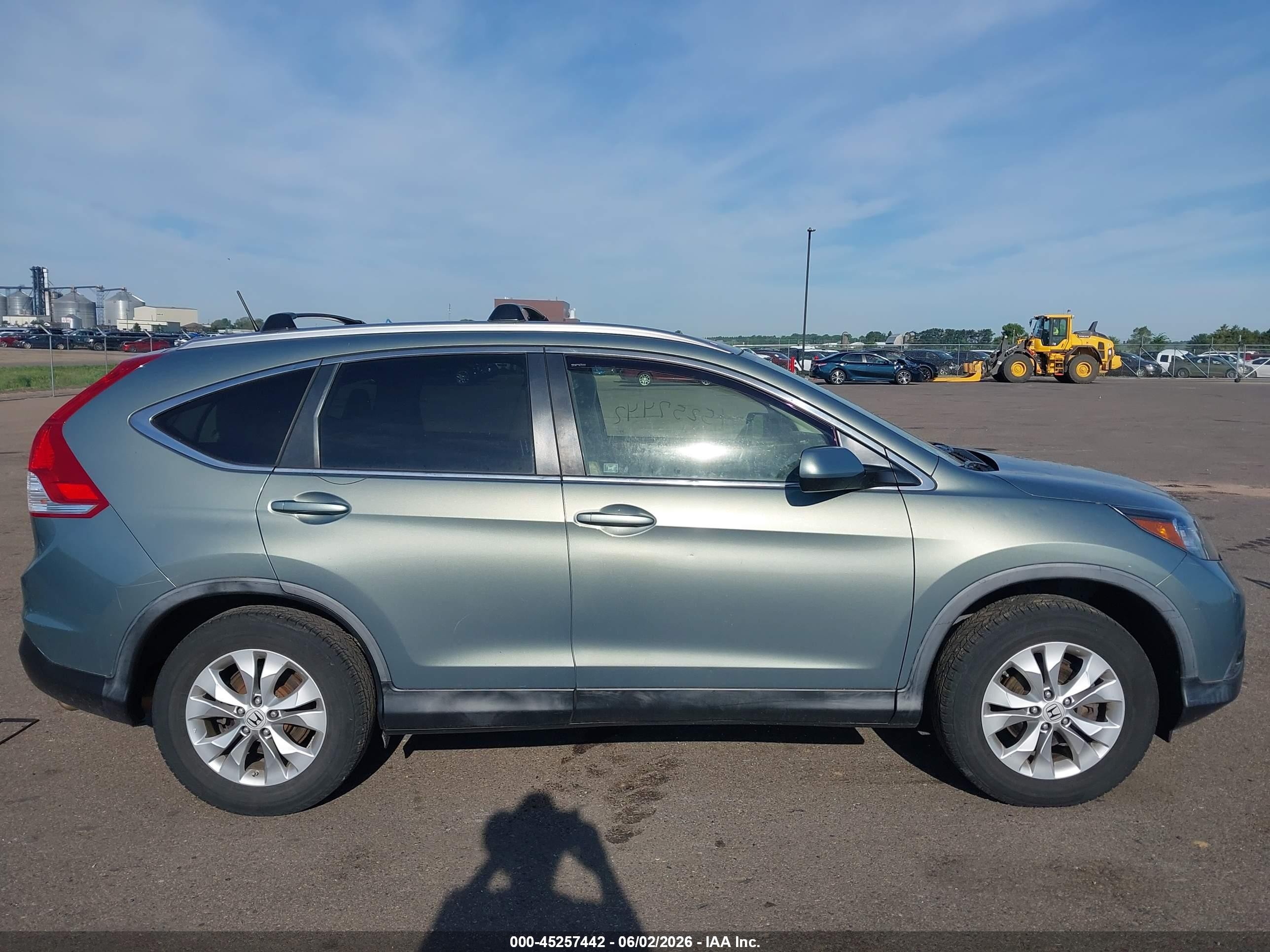 2012 Honda Cr-v Ex-l Gray vin: JHLRM4H78CC011127