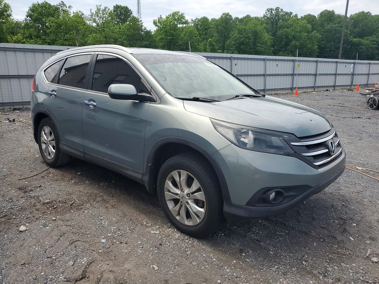2012 Honda Cr-v Exl Green vin: JHLRM4H78CC012827
