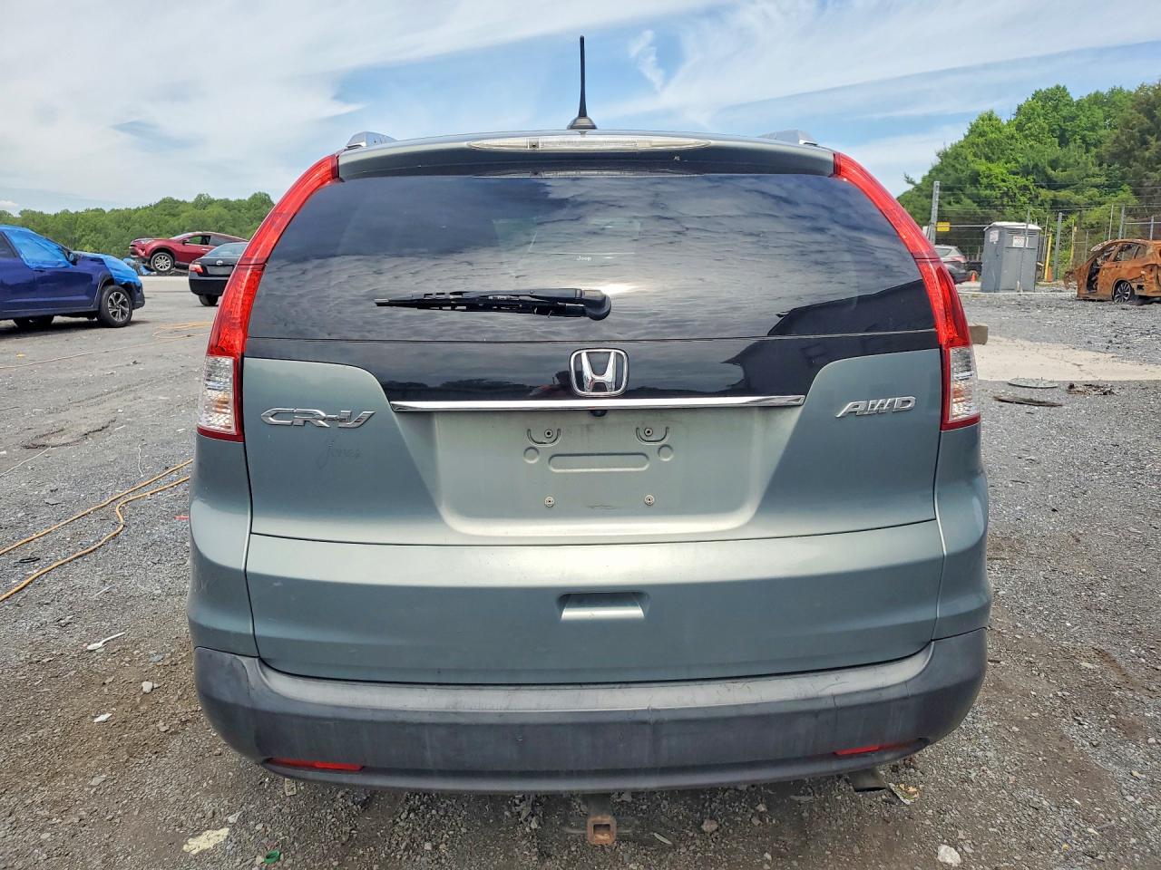 2012 Honda Cr-v Exl Green vin: JHLRM4H78CC012827