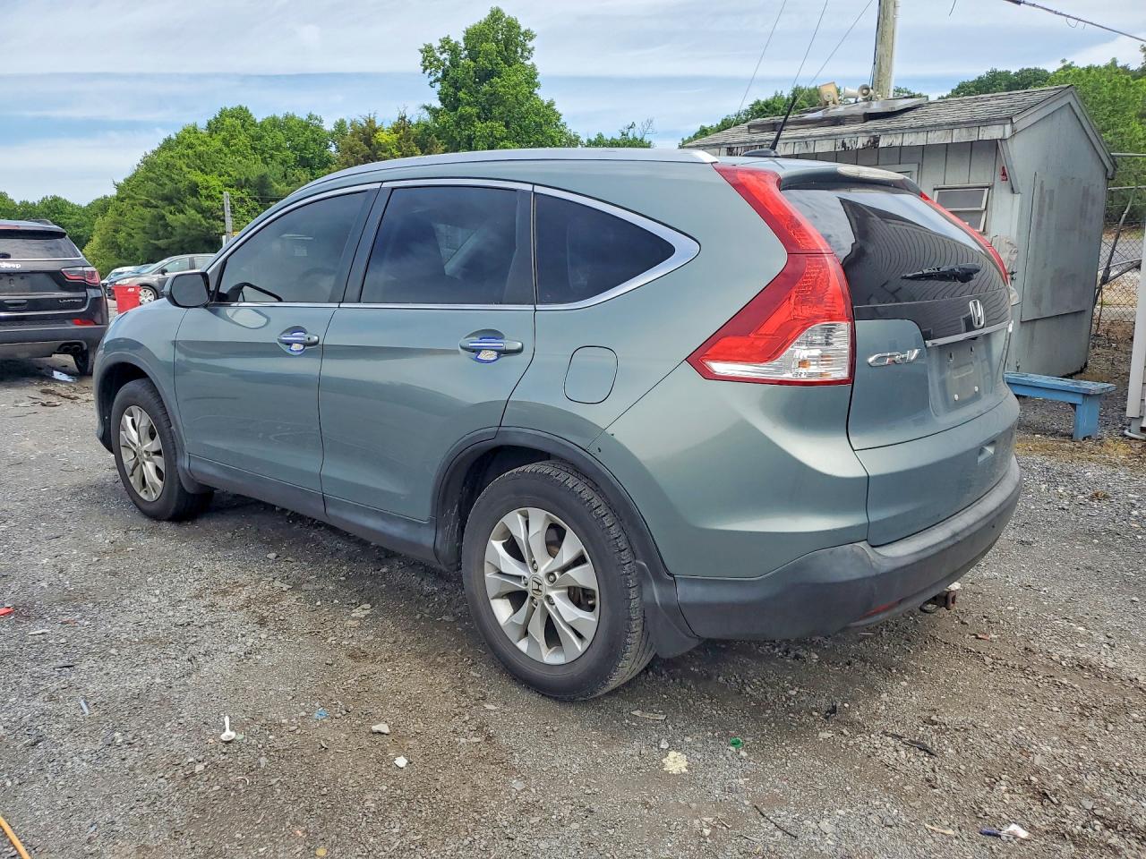 2012 Honda Cr-v Exl Green vin: JHLRM4H78CC012827