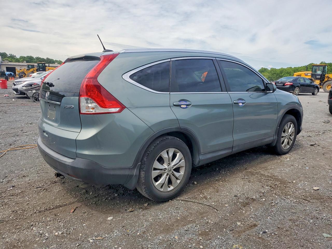 2012 Honda Cr-v Exl Green vin: JHLRM4H78CC012827