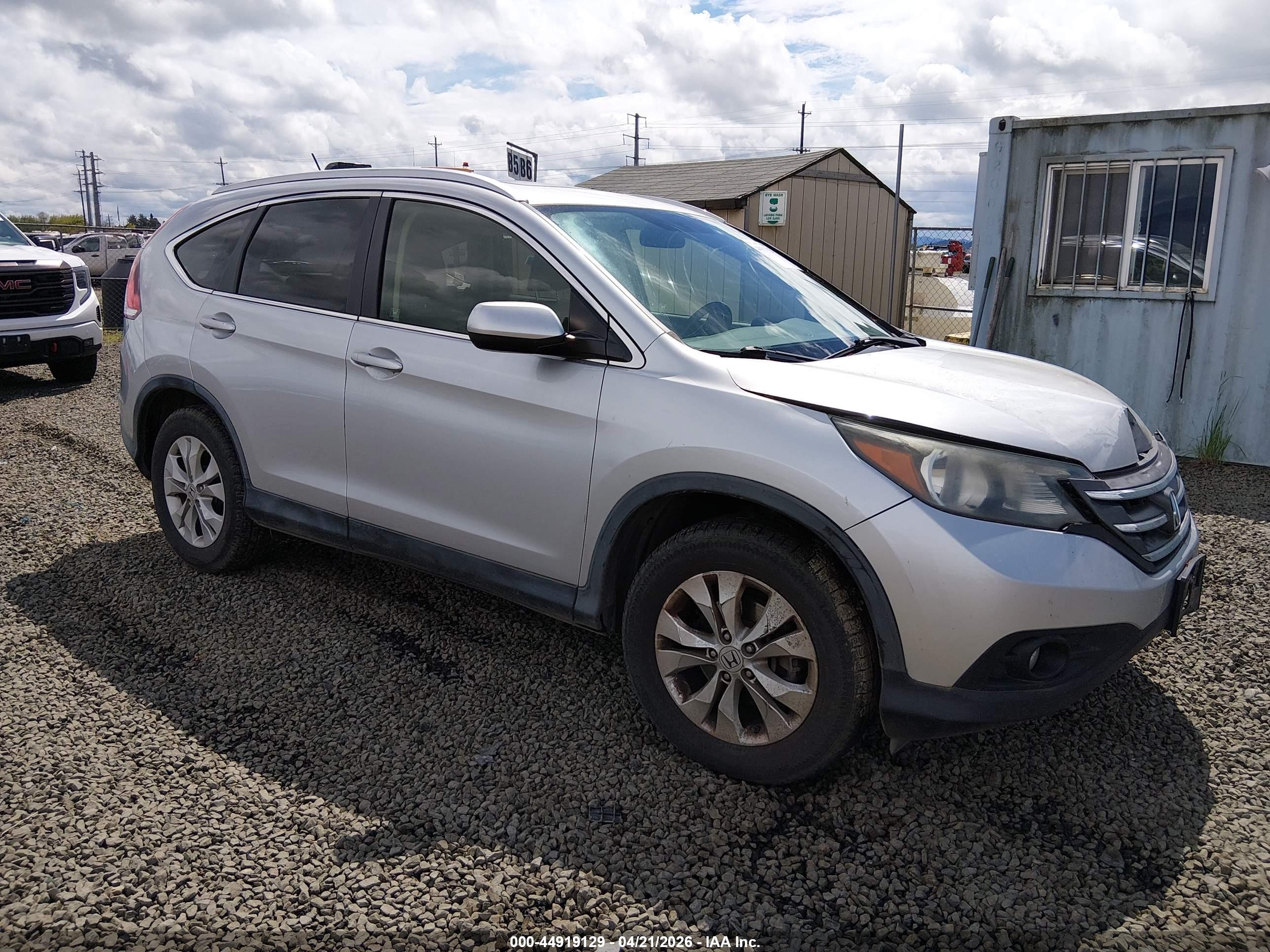 2012 Honda Cr-v Ex-l Серебряный vin: JHLRM4H78CC015243