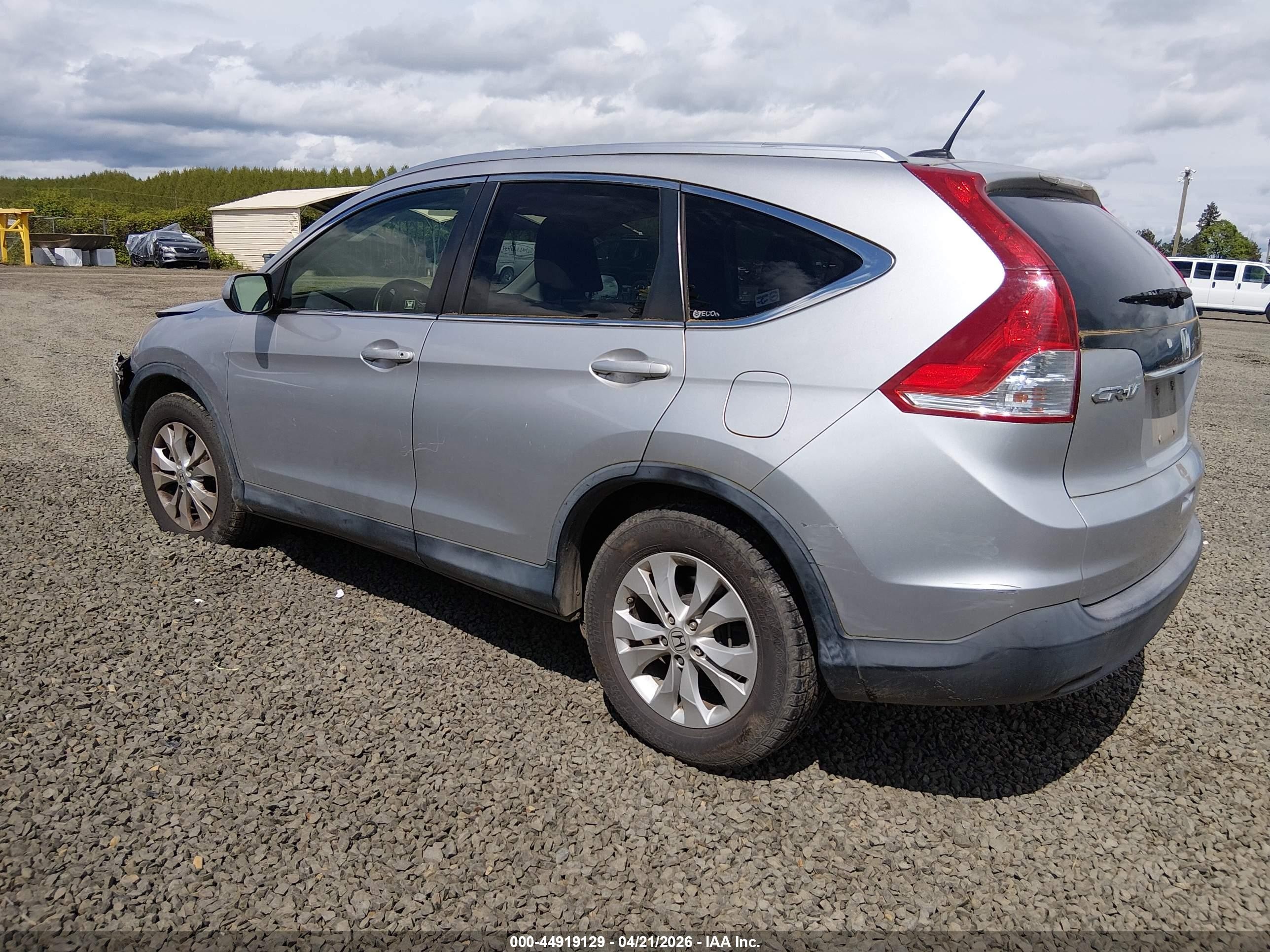 2012 Honda Cr-v Ex-l Серебряный vin: JHLRM4H78CC015243