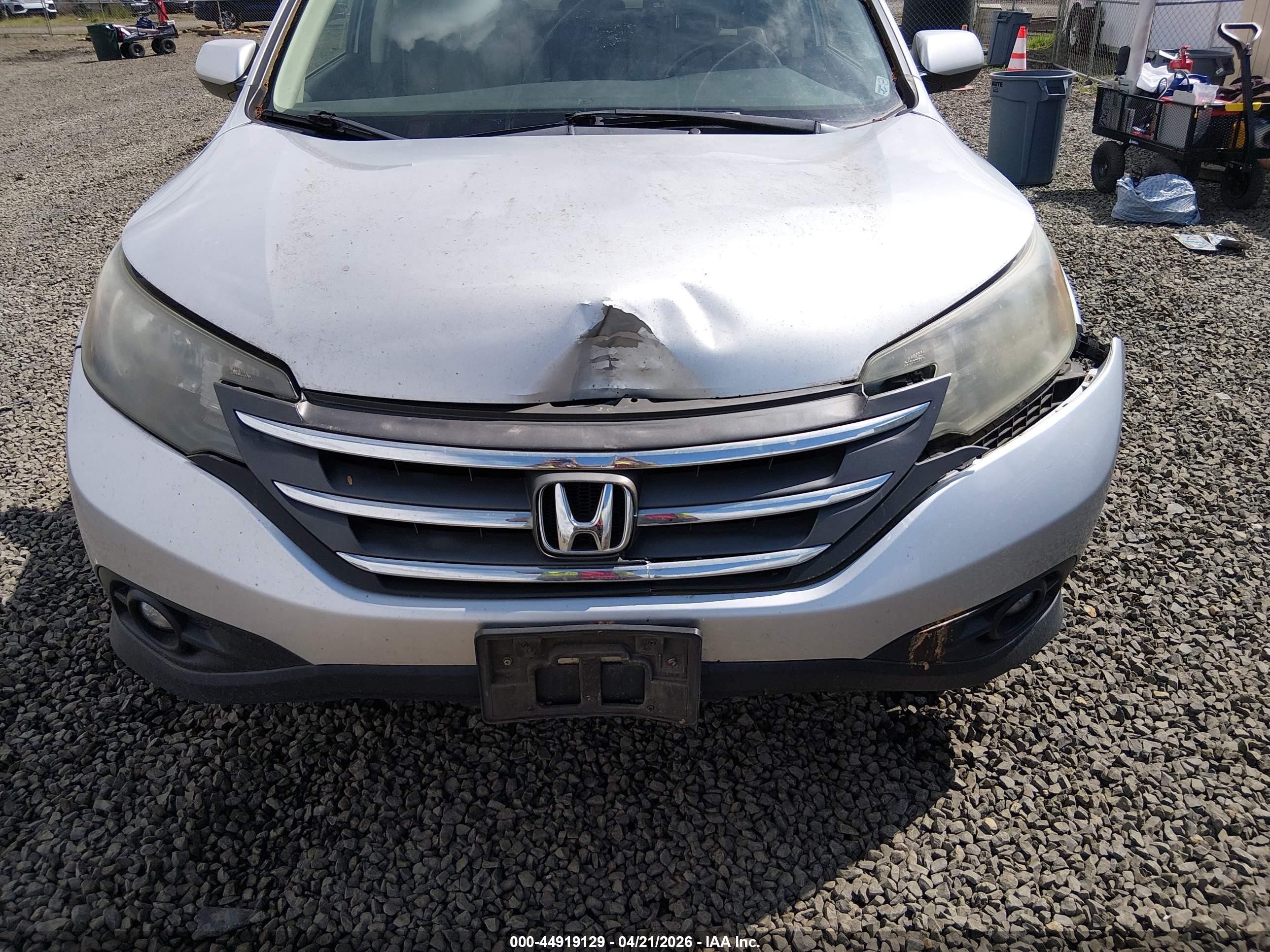 2012 Honda Cr-v Ex-l Серебряный vin: JHLRM4H78CC015243