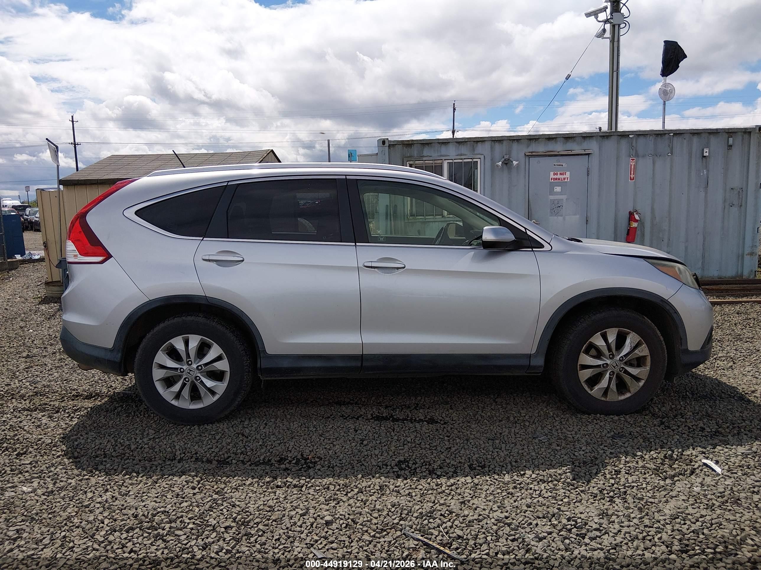 2012 Honda Cr-v Ex-l Серебряный vin: JHLRM4H78CC015243