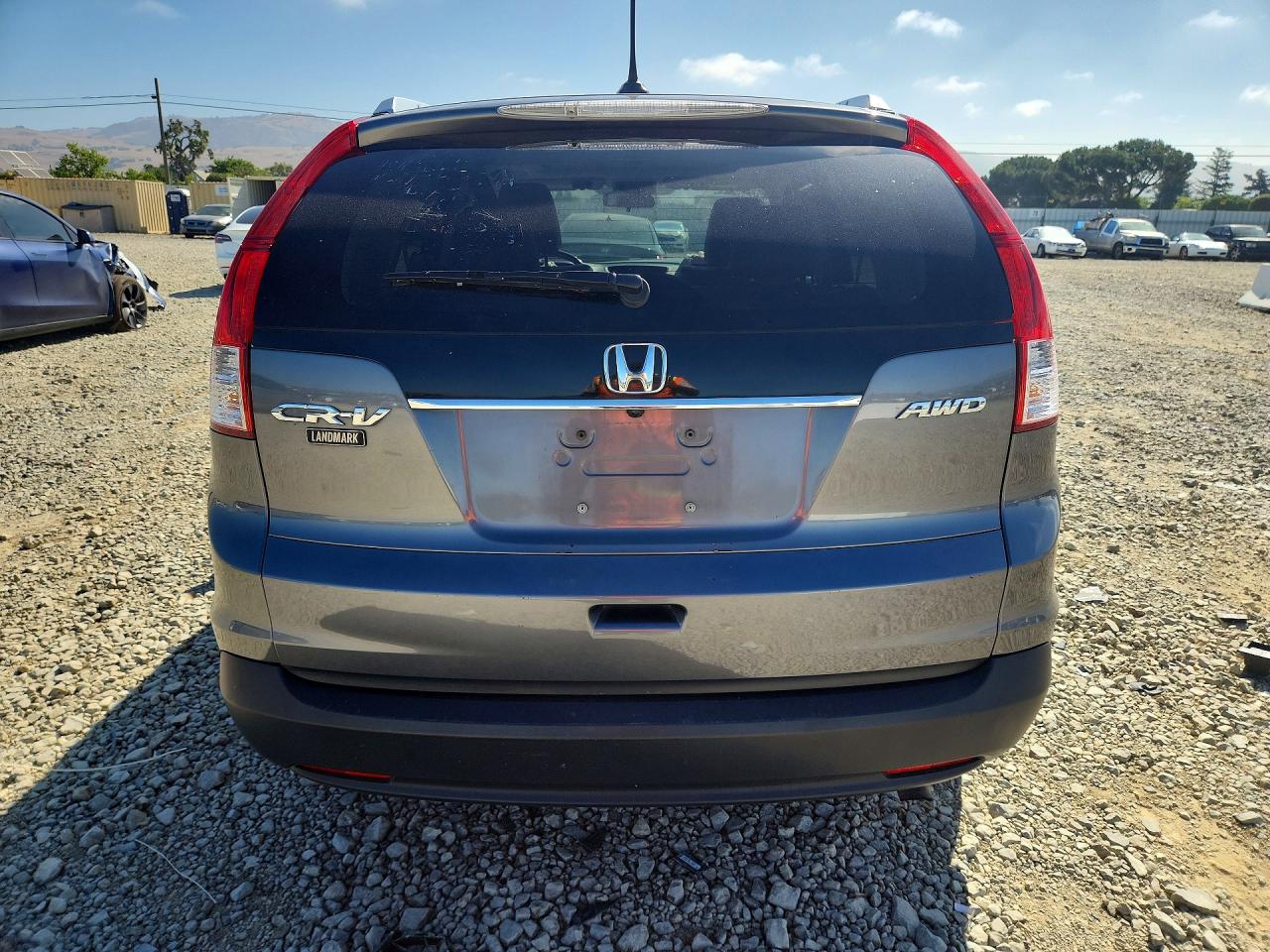2012 Honda Cr-v Exl Gray vin: JHLRM4H78CC017056