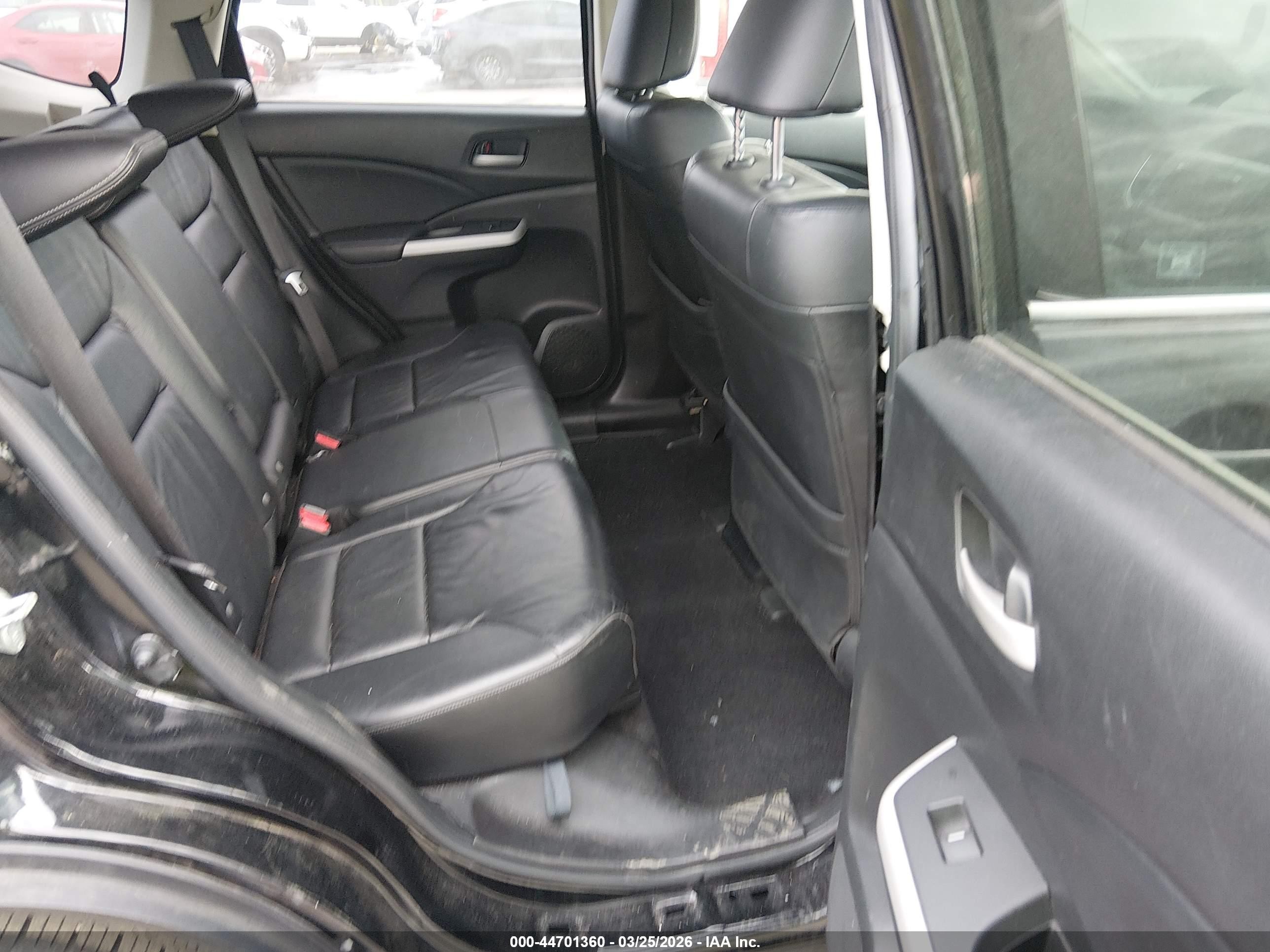2012 Honda Cr-v Ex-l Black vin: JHLRM4H78CC021270