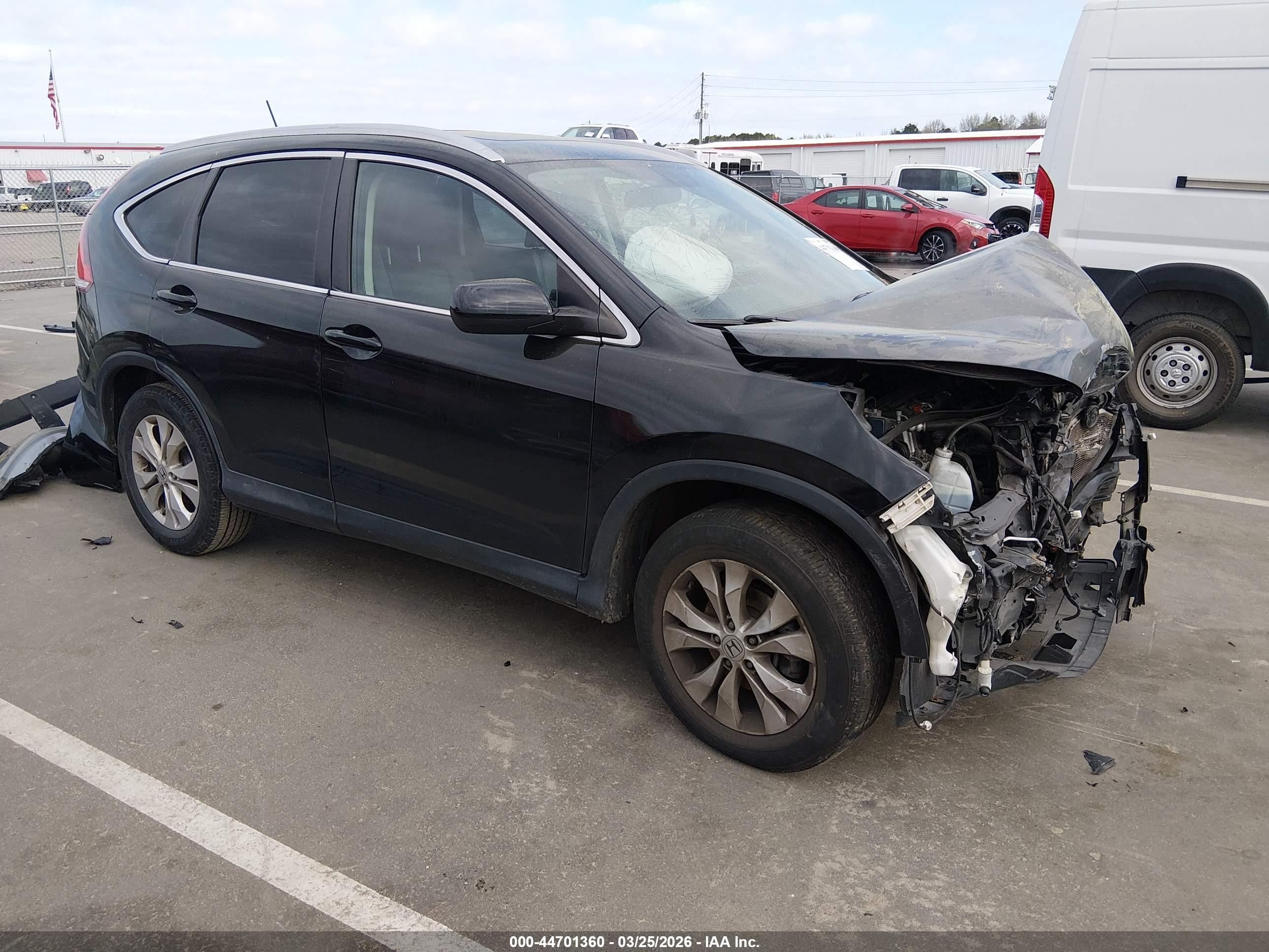 2012 Honda Cr-v Ex-l Black vin: JHLRM4H78CC021270