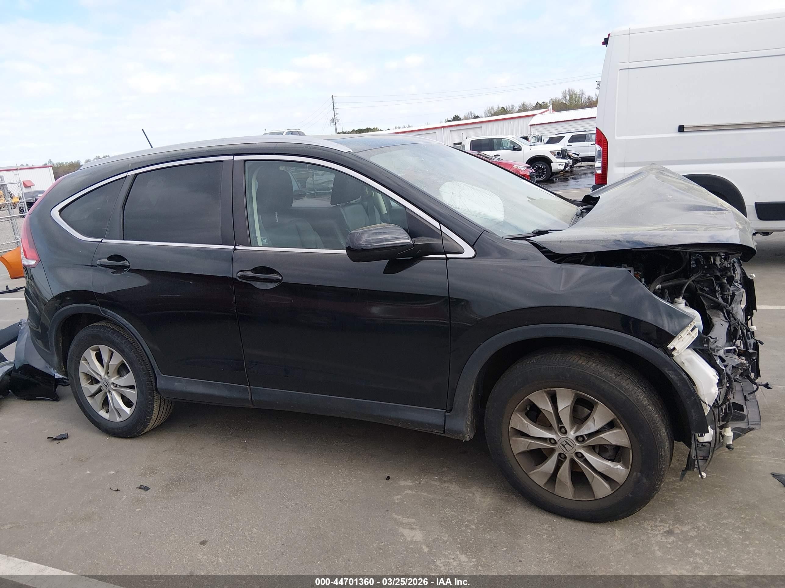 2012 Honda Cr-v Ex-l Black vin: JHLRM4H78CC021270