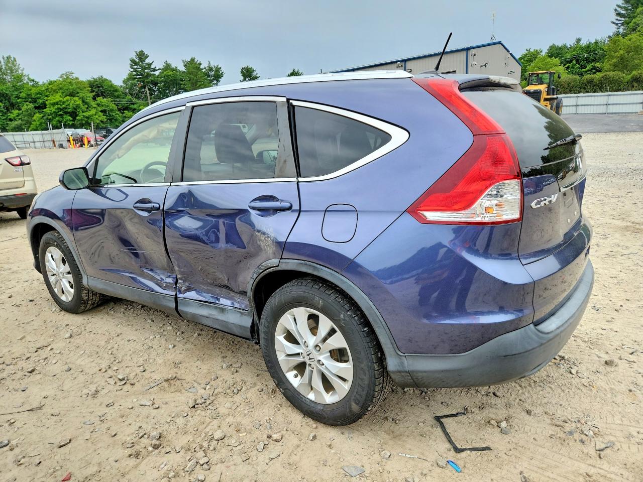 2012 Honda Cr-v Exl Blue vin: JHLRM4H78CC025187