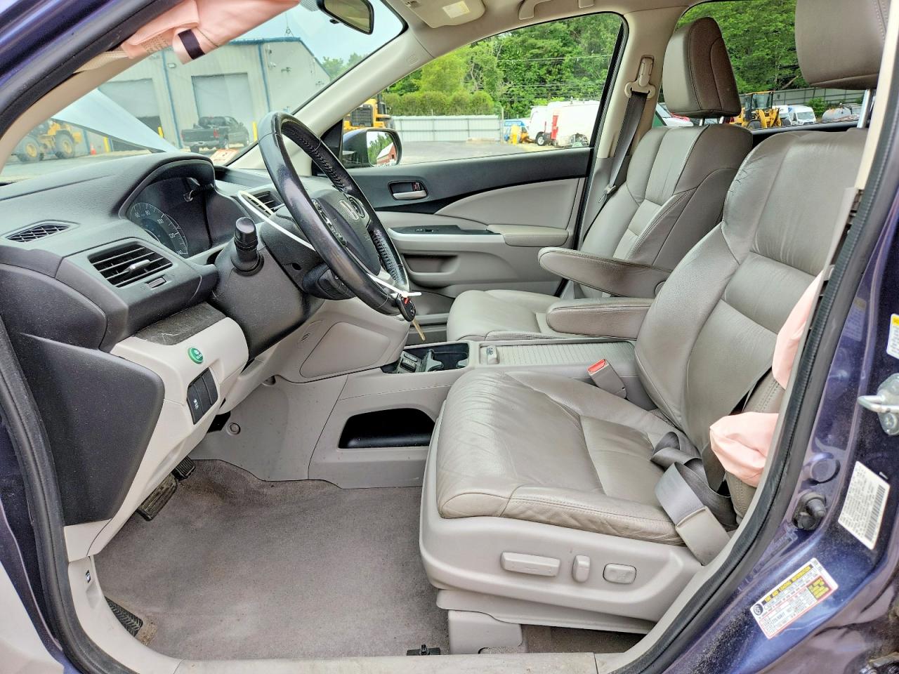 2012 Honda Cr-v Exl Blue vin: JHLRM4H78CC025187