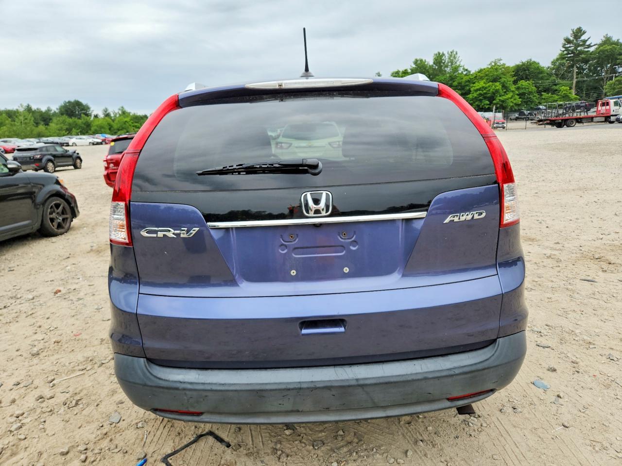 2012 Honda Cr-v Exl Blue vin: JHLRM4H78CC025187